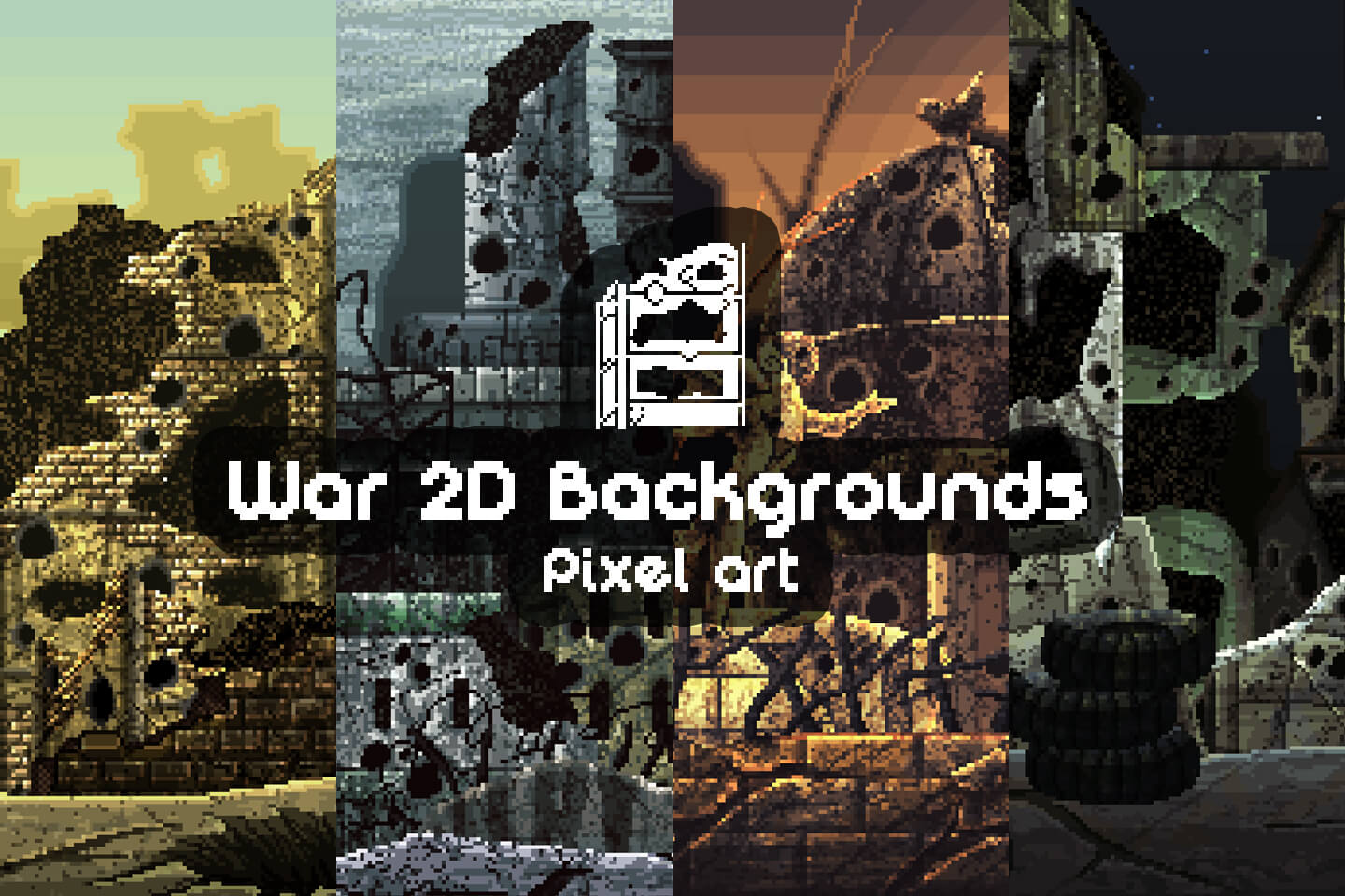 Pixel Game Background