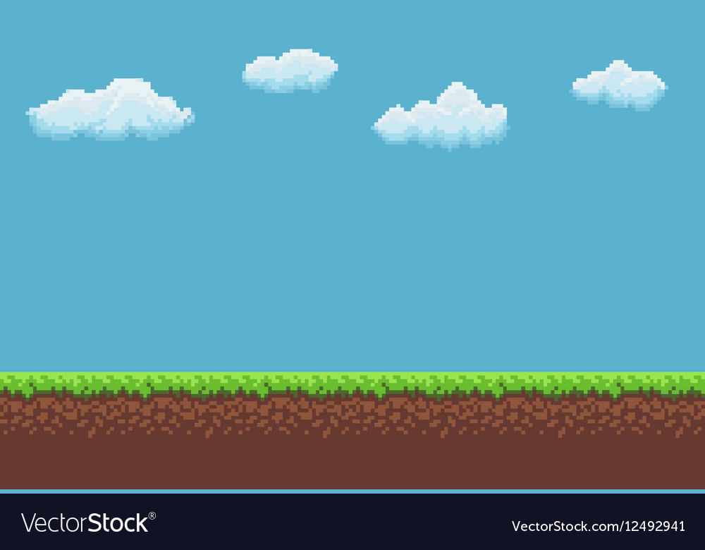 Pixel Game Background