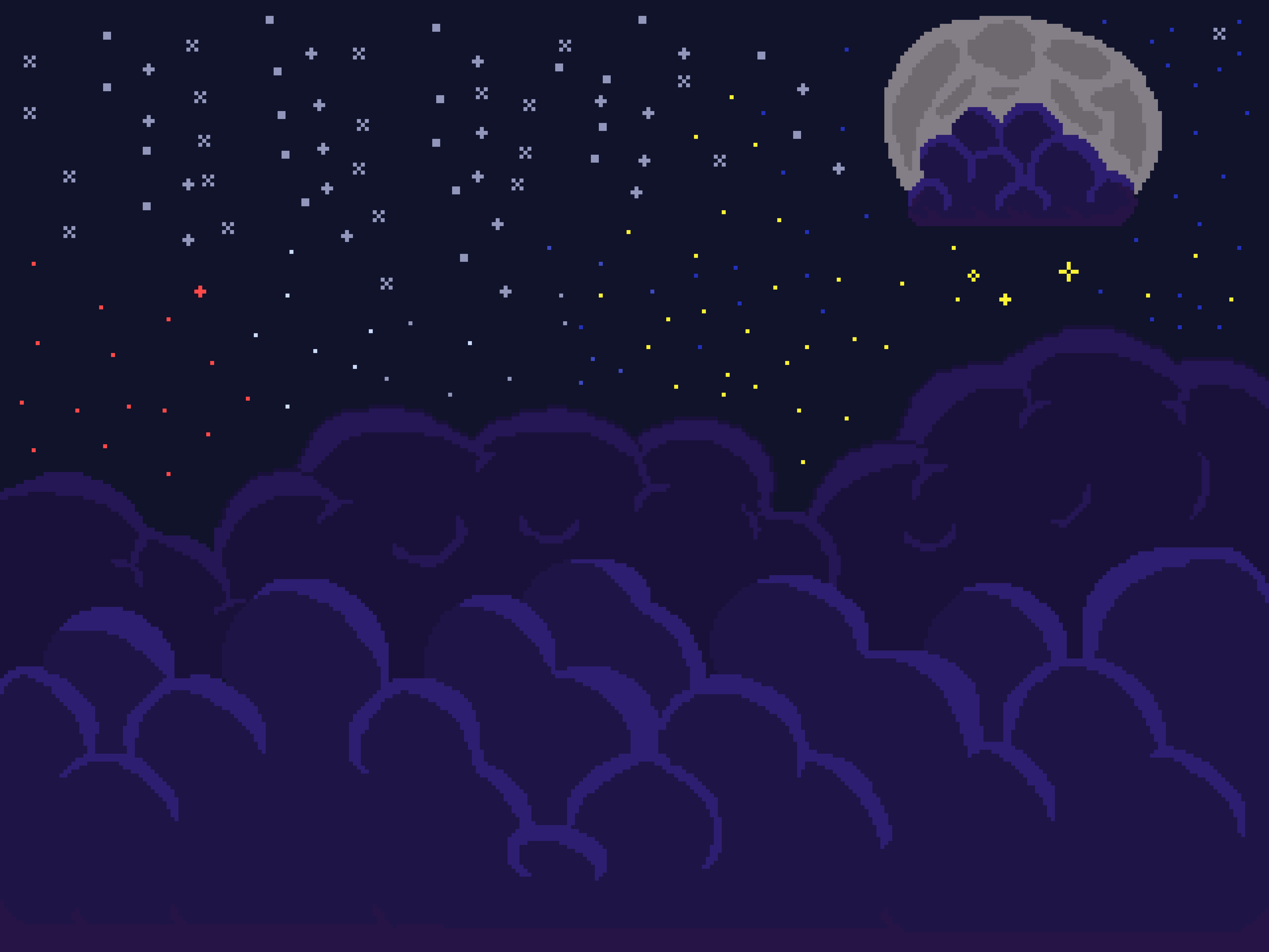 Pixel Game Background