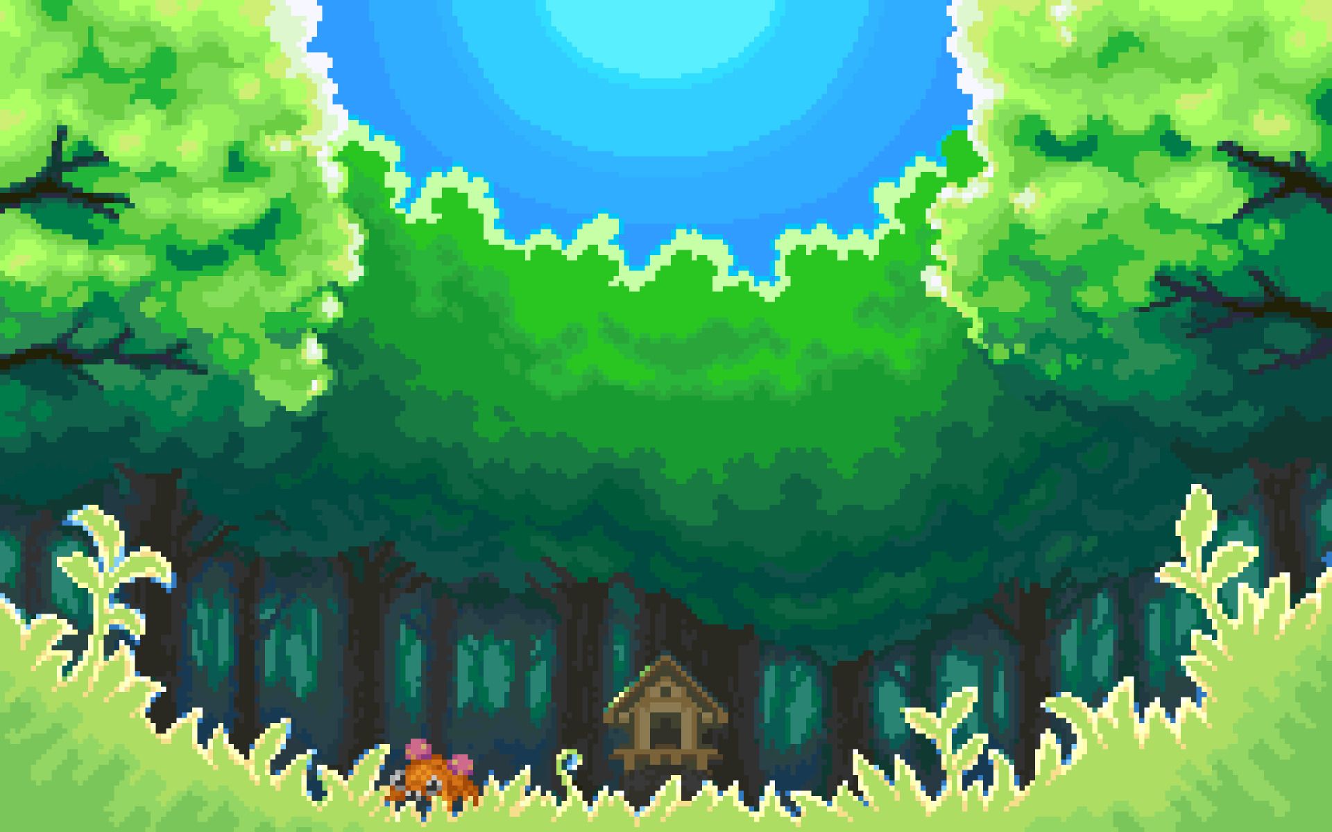 Pixel Game Background