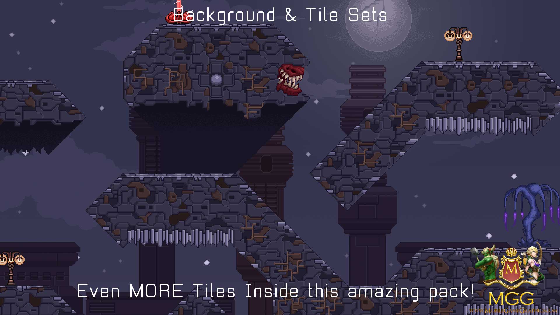 Pixel Game Background