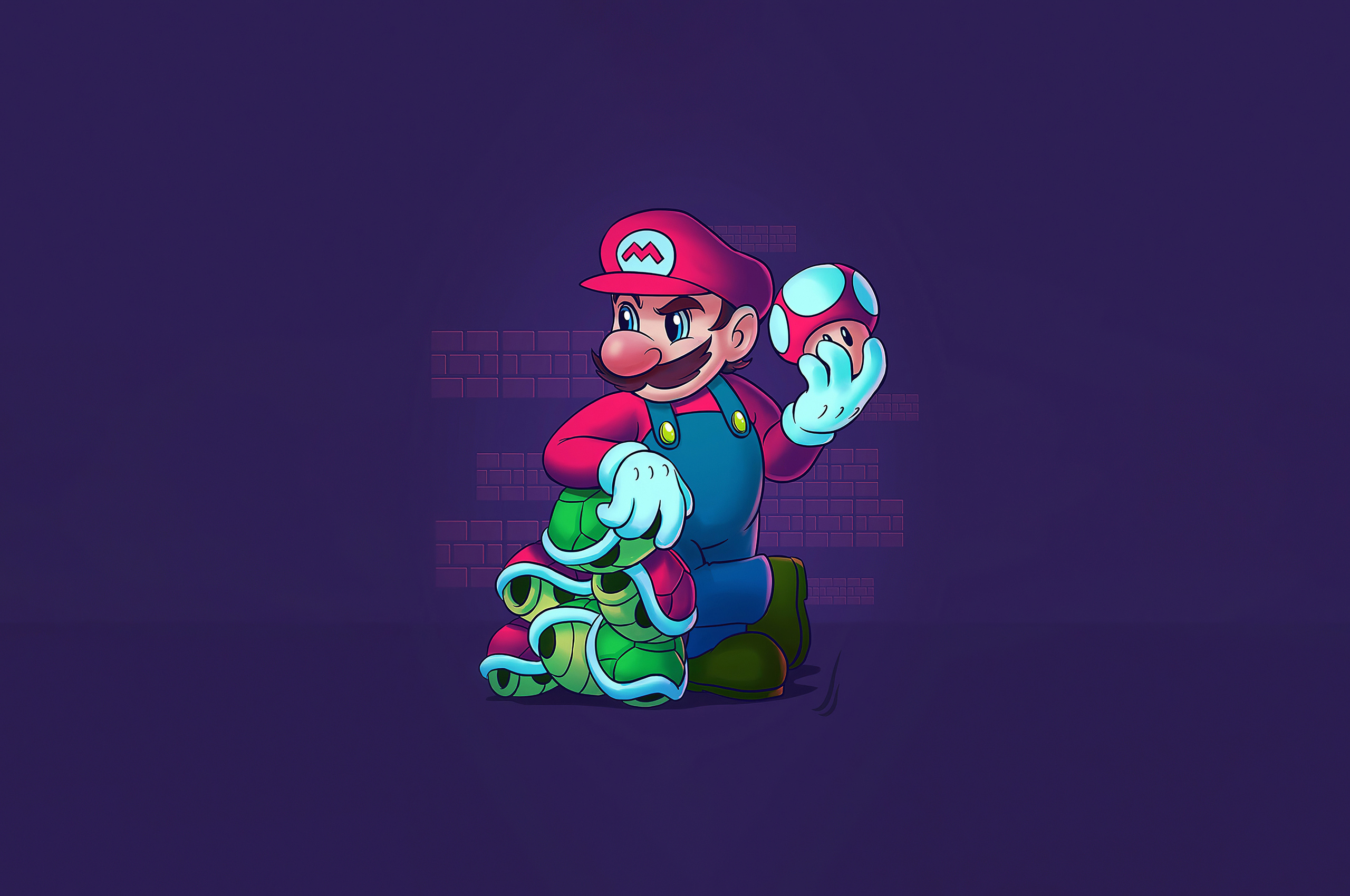 Pixel Mario Wallpapers