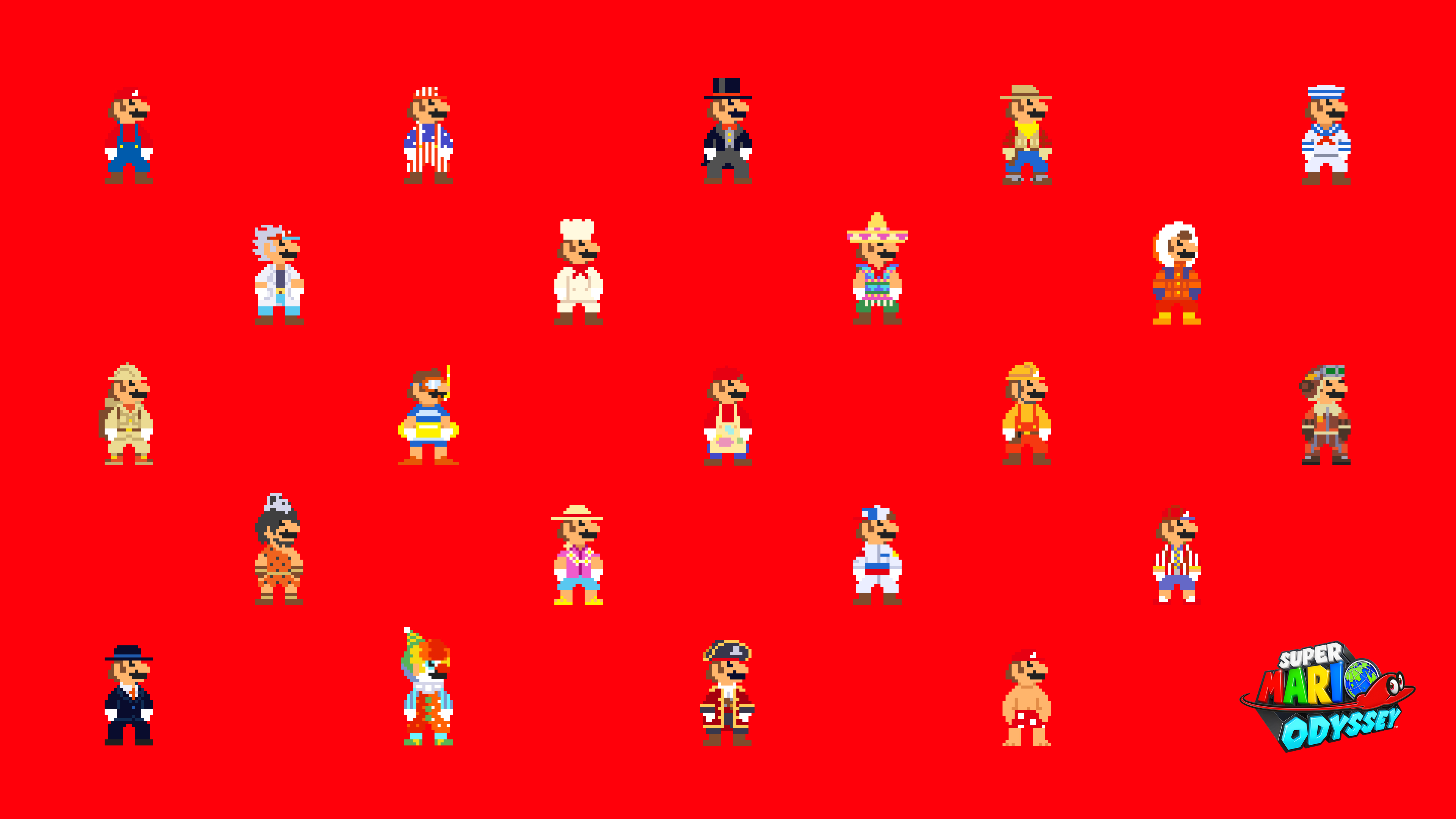 Pixel Mario Wallpapers