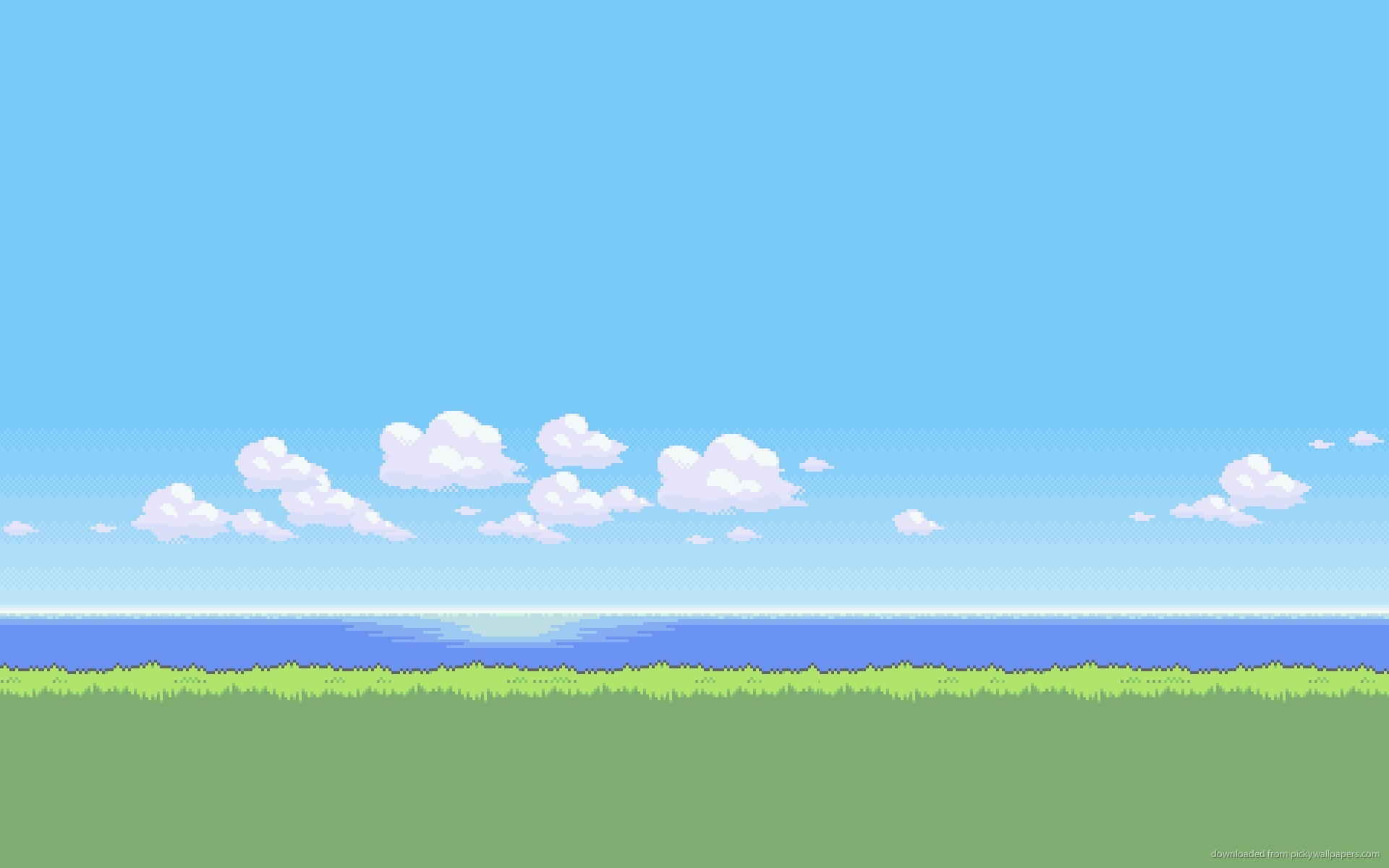 Pixel Scenery Background