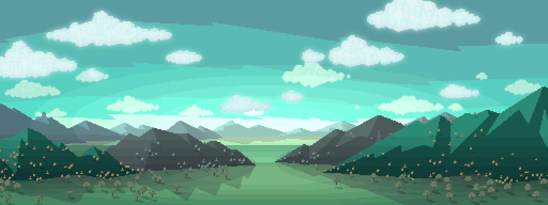 Pixel Scenery Background