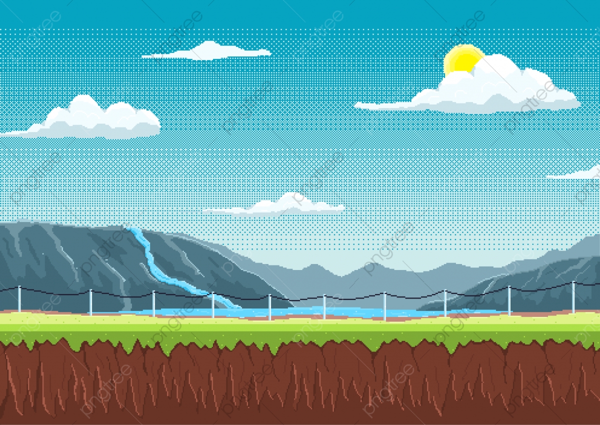 Pixel Scenery Background