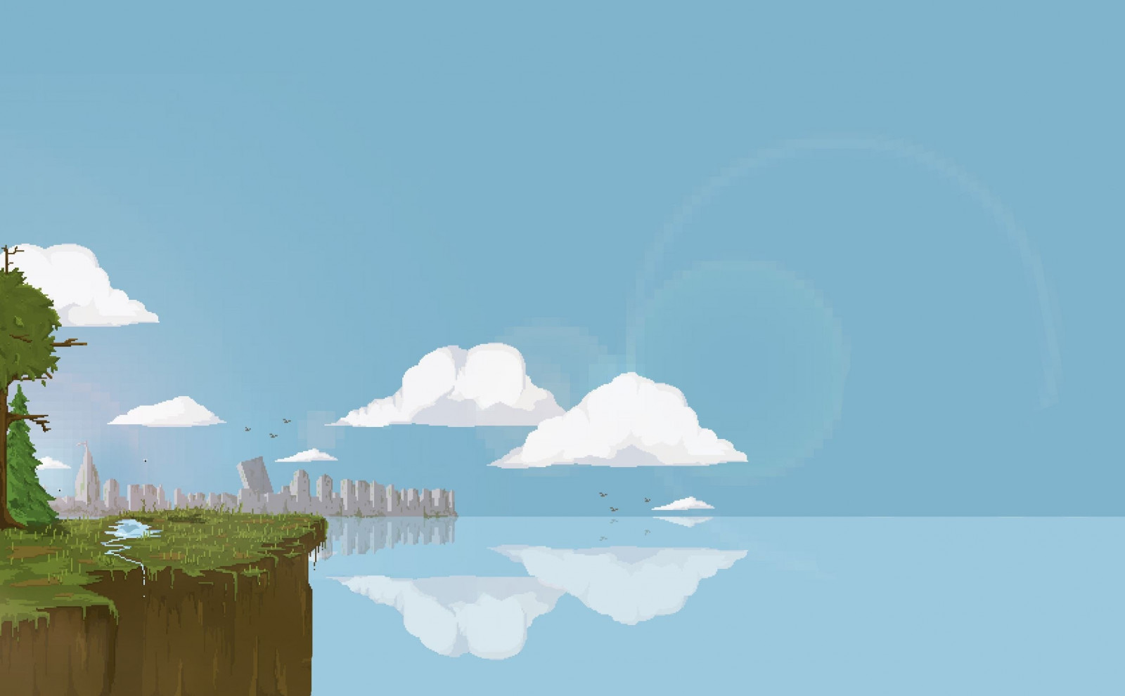 Pixel Scenery Background