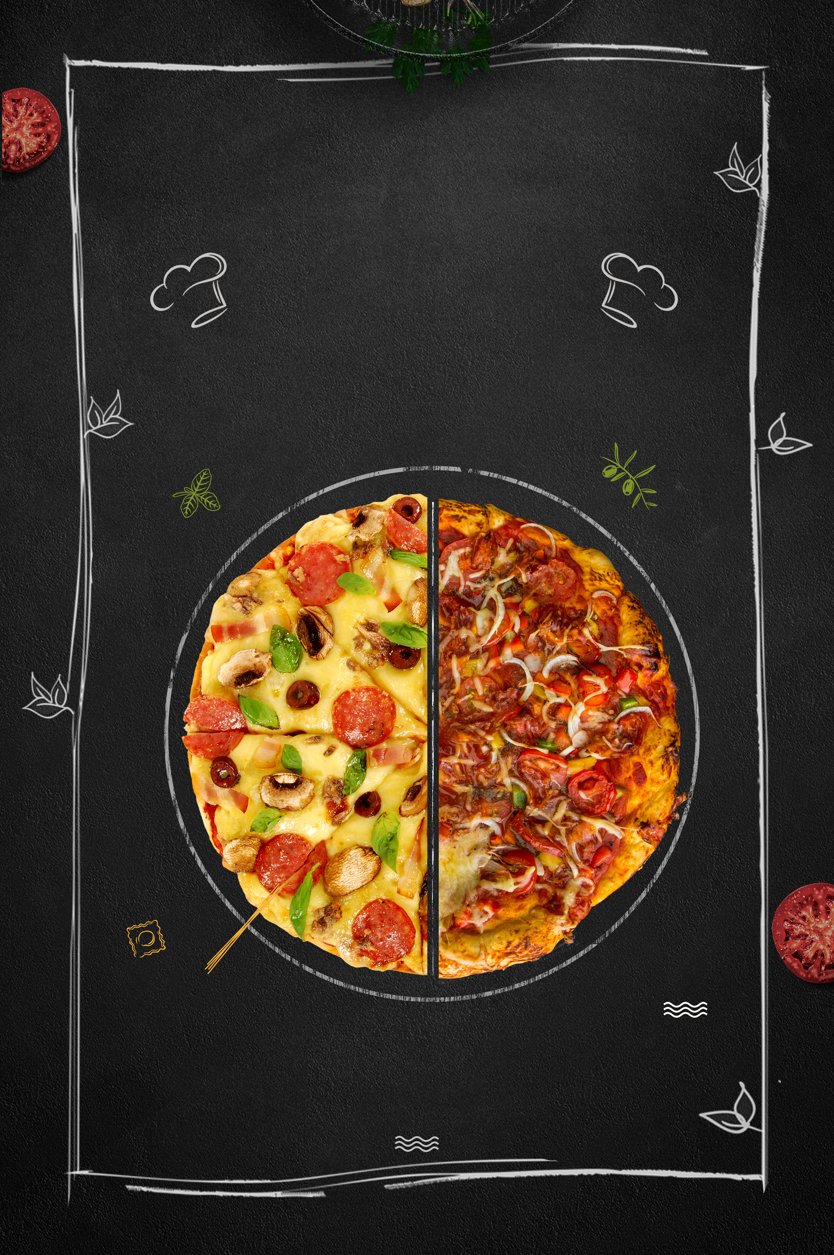 Pizza Background