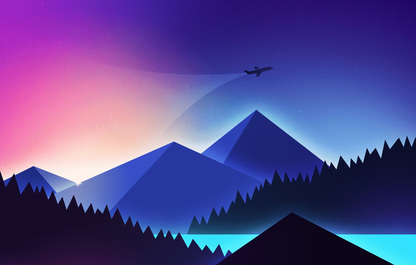 Plane Mountains Wallpapers