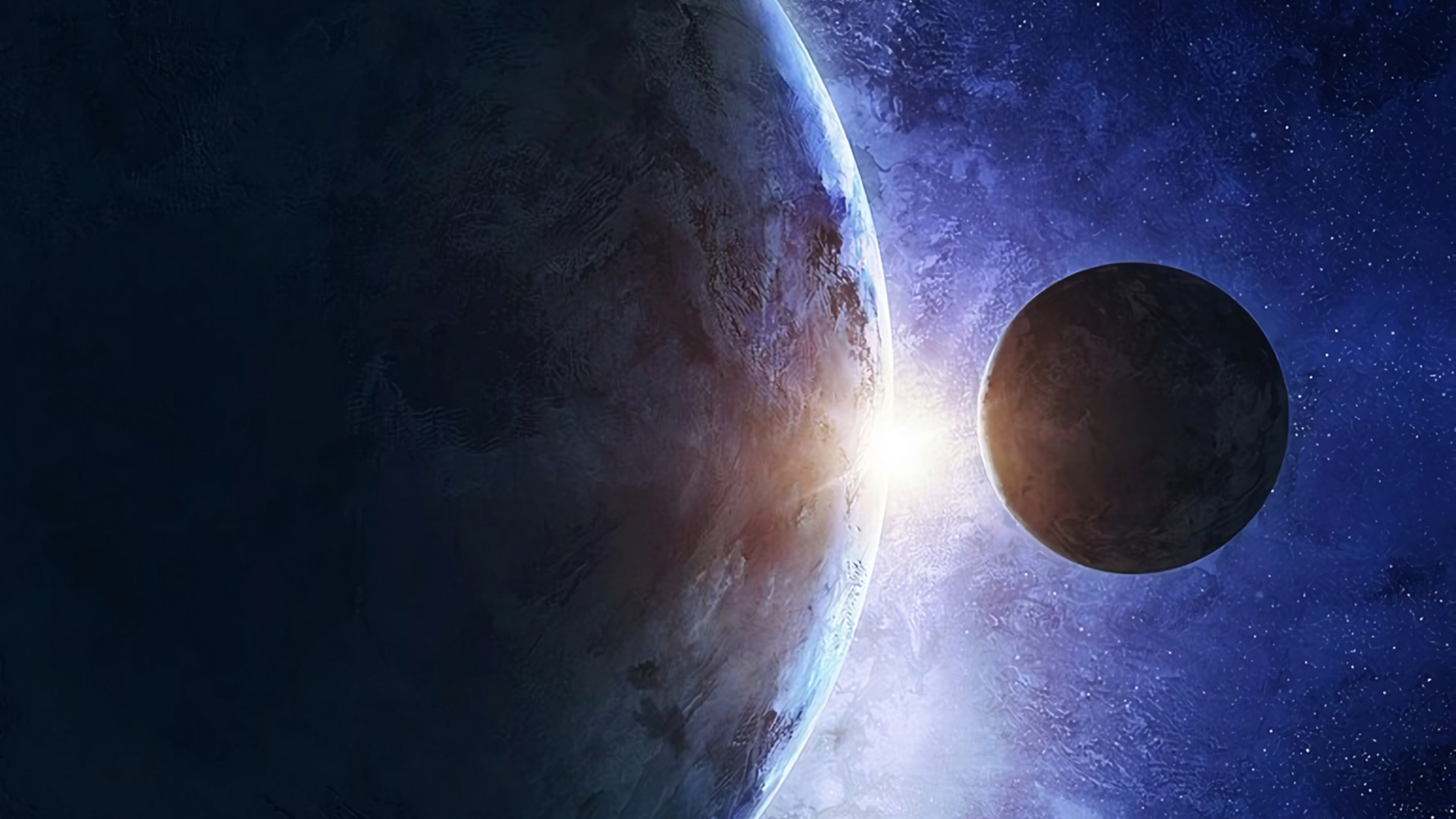 Planet In Space 4K Wallpapers