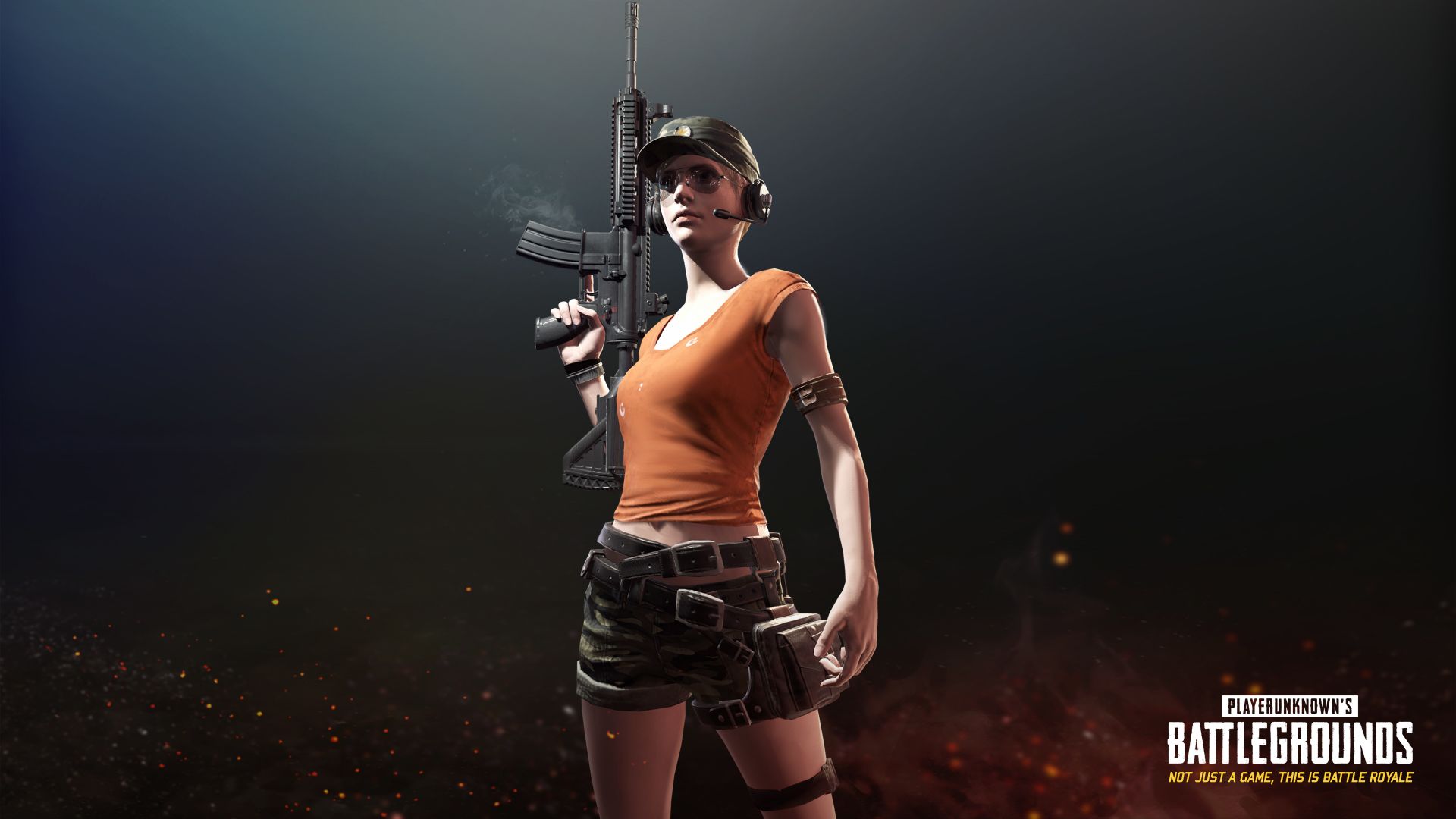 Playerunknown's Battlegrounds Woman Warrior Wallpapers