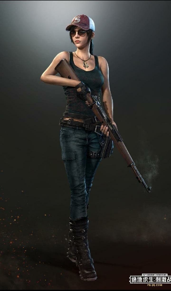 Playerunknown's Battlegrounds Woman Warrior Wallpapers