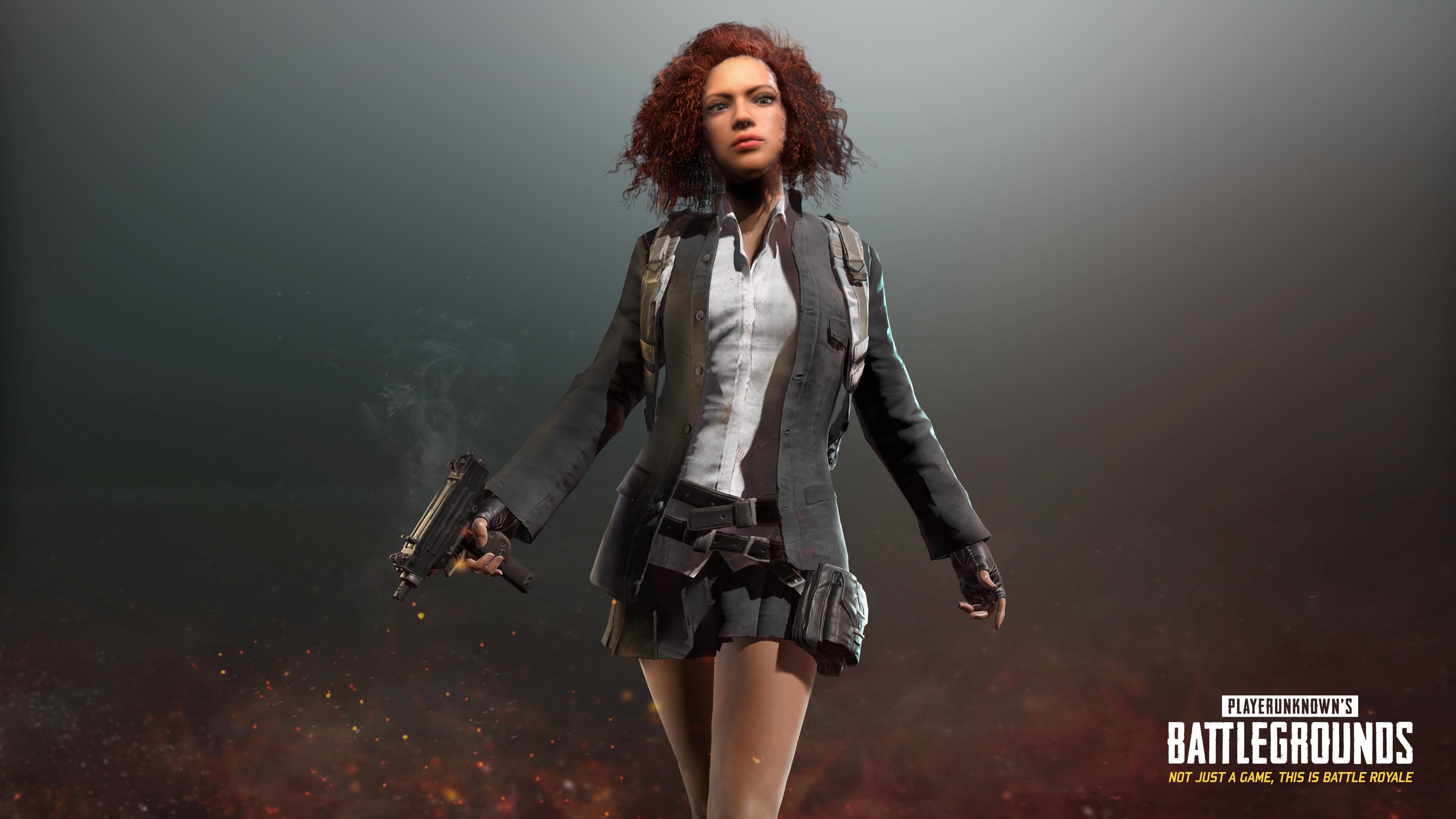 Playerunknown's Battlegrounds Woman Warrior Wallpapers