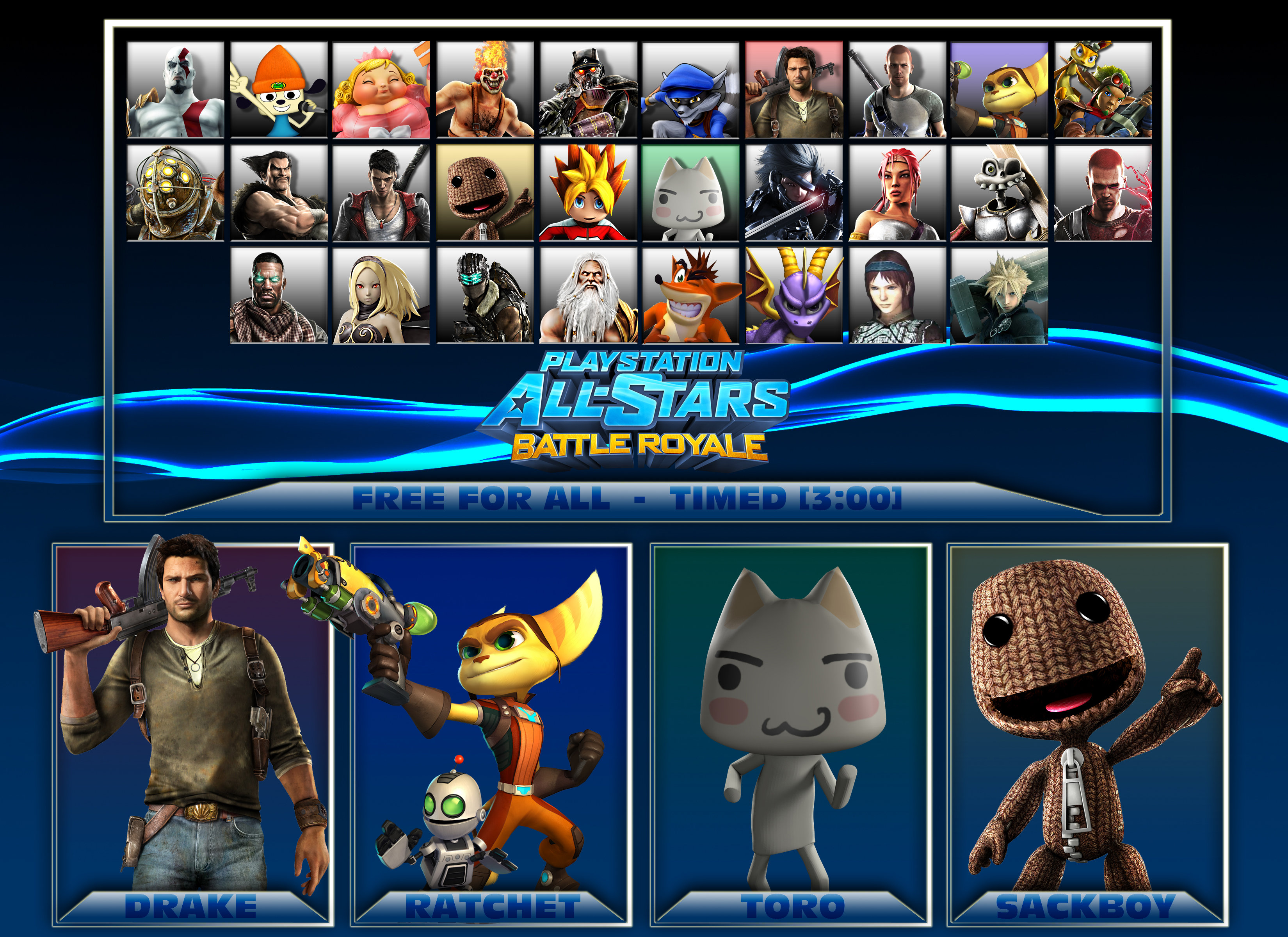 Playstation Allstars Battle Royale Wallpapers