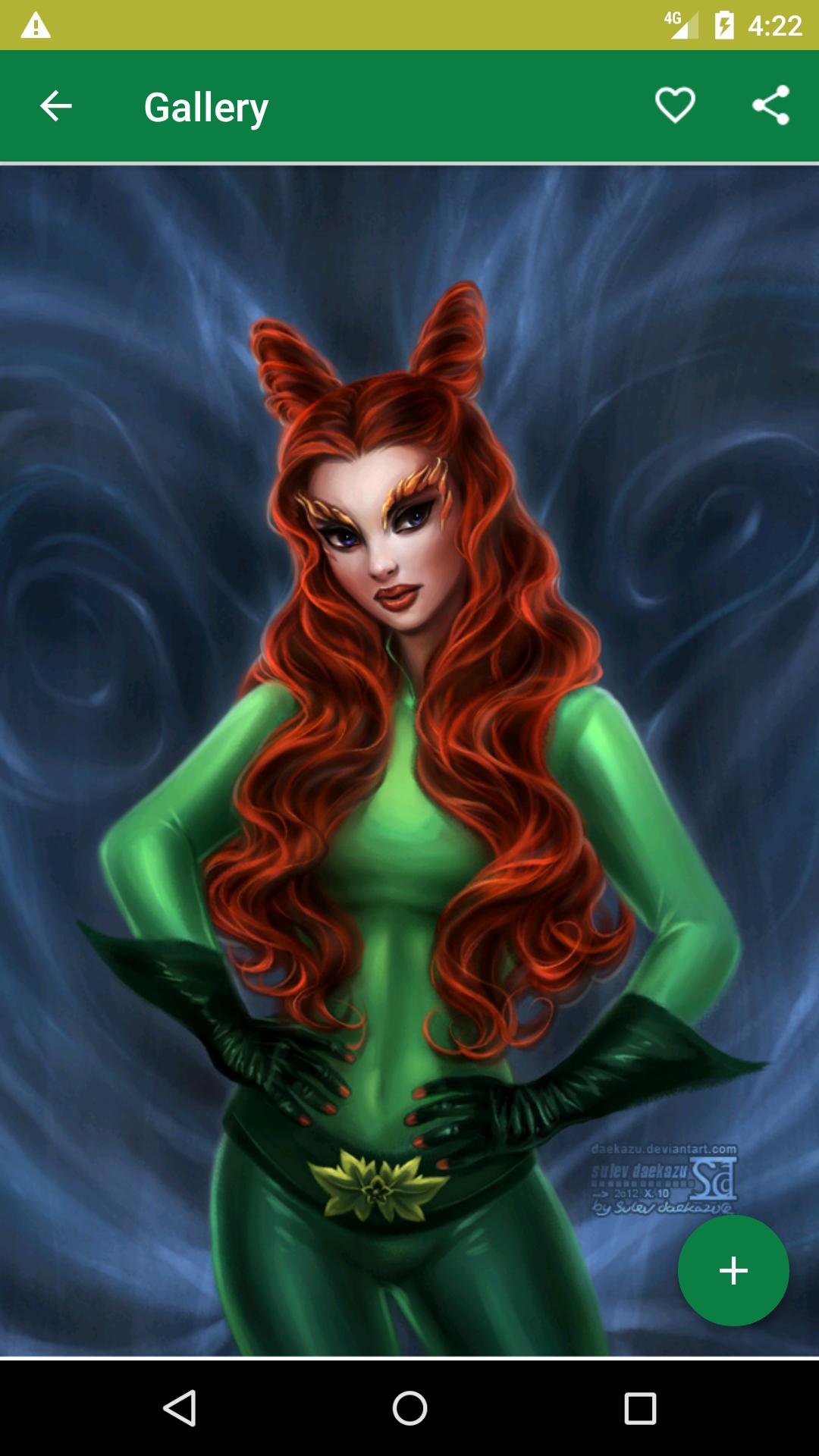 Poison Ivy Cartoon Drawing Wallpapers