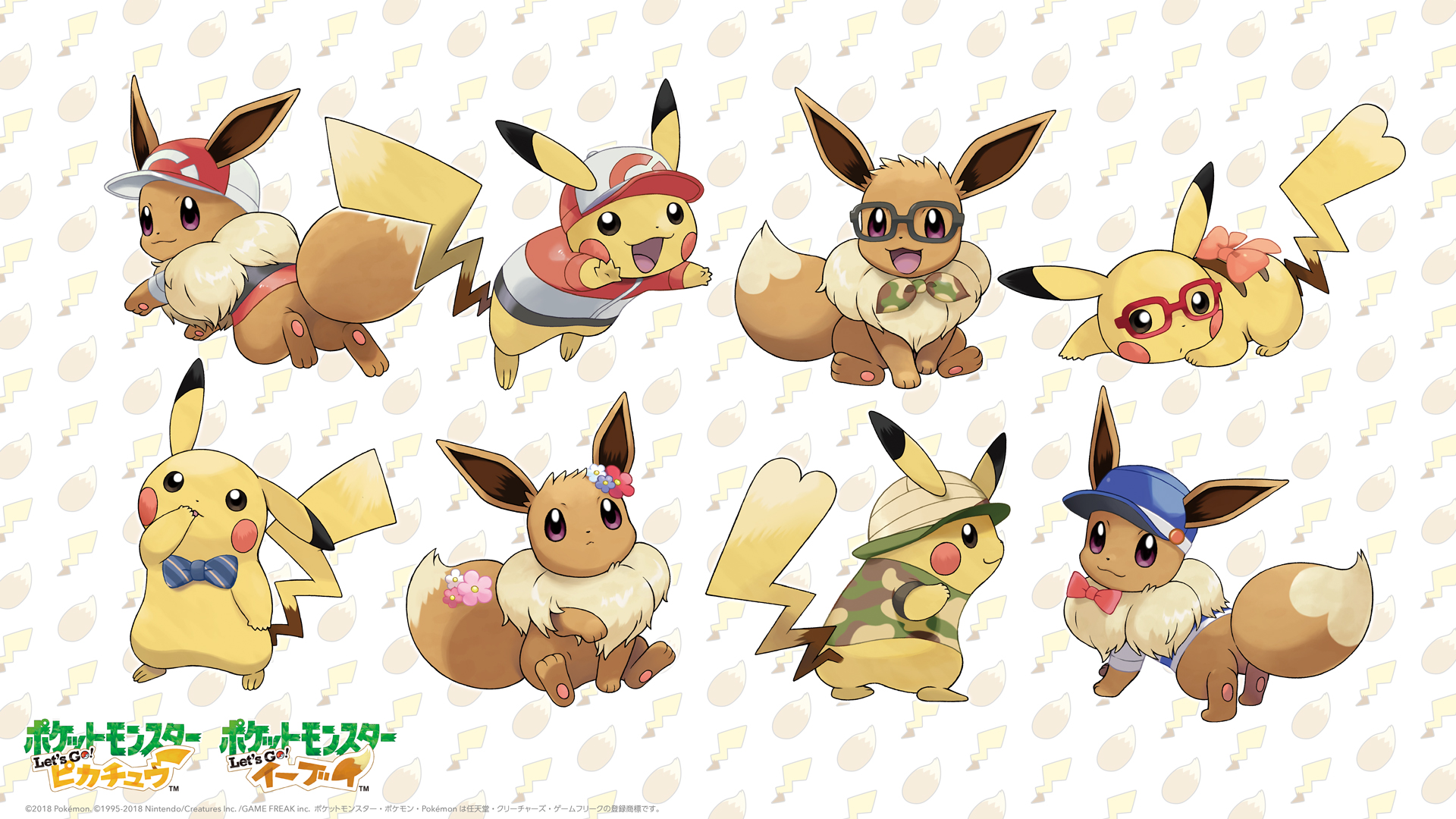 Pokemon: Let's Go Pikachu and Let's Go Eevee Wallpapers