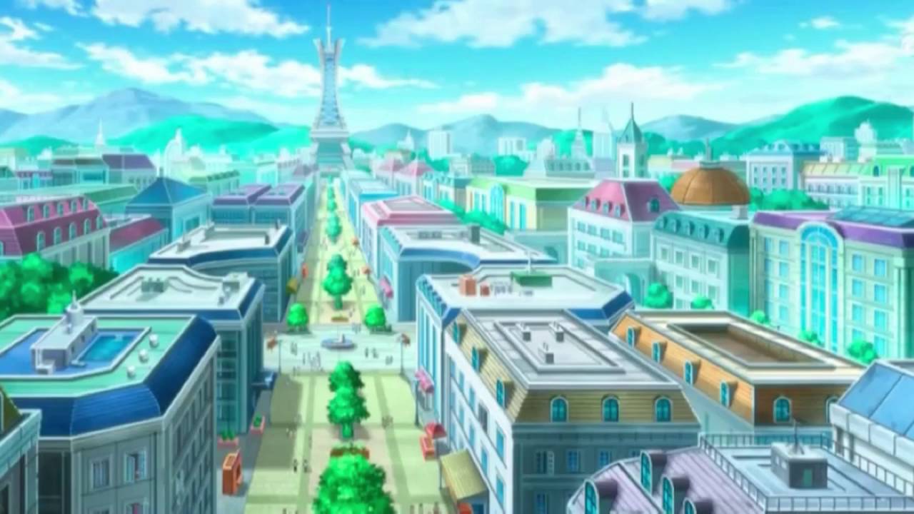 Pokemon City Background