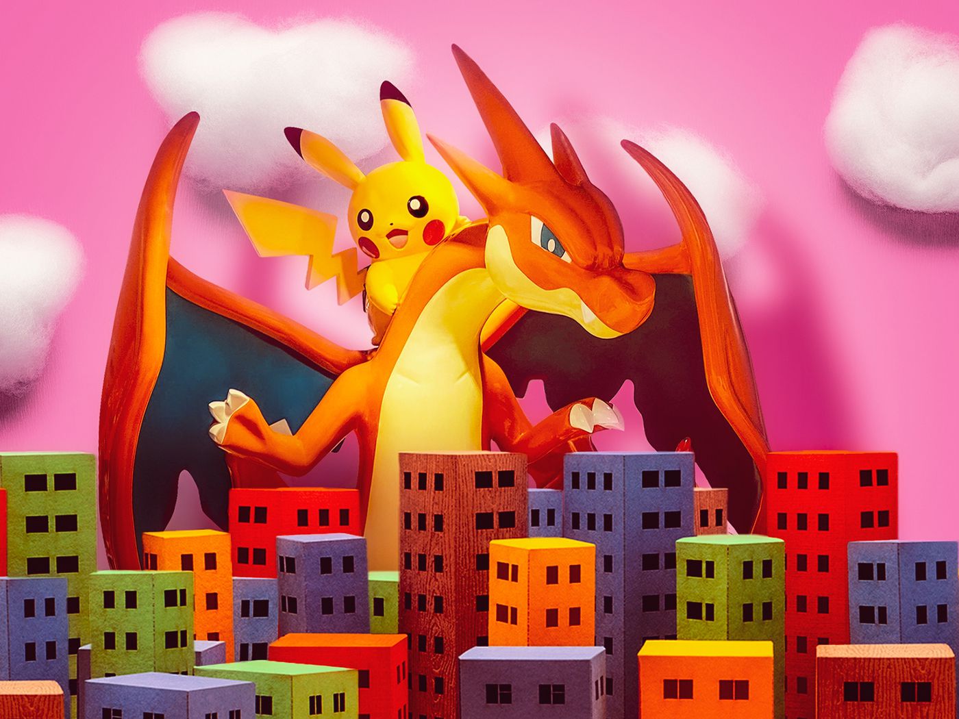 Pokemon City Background