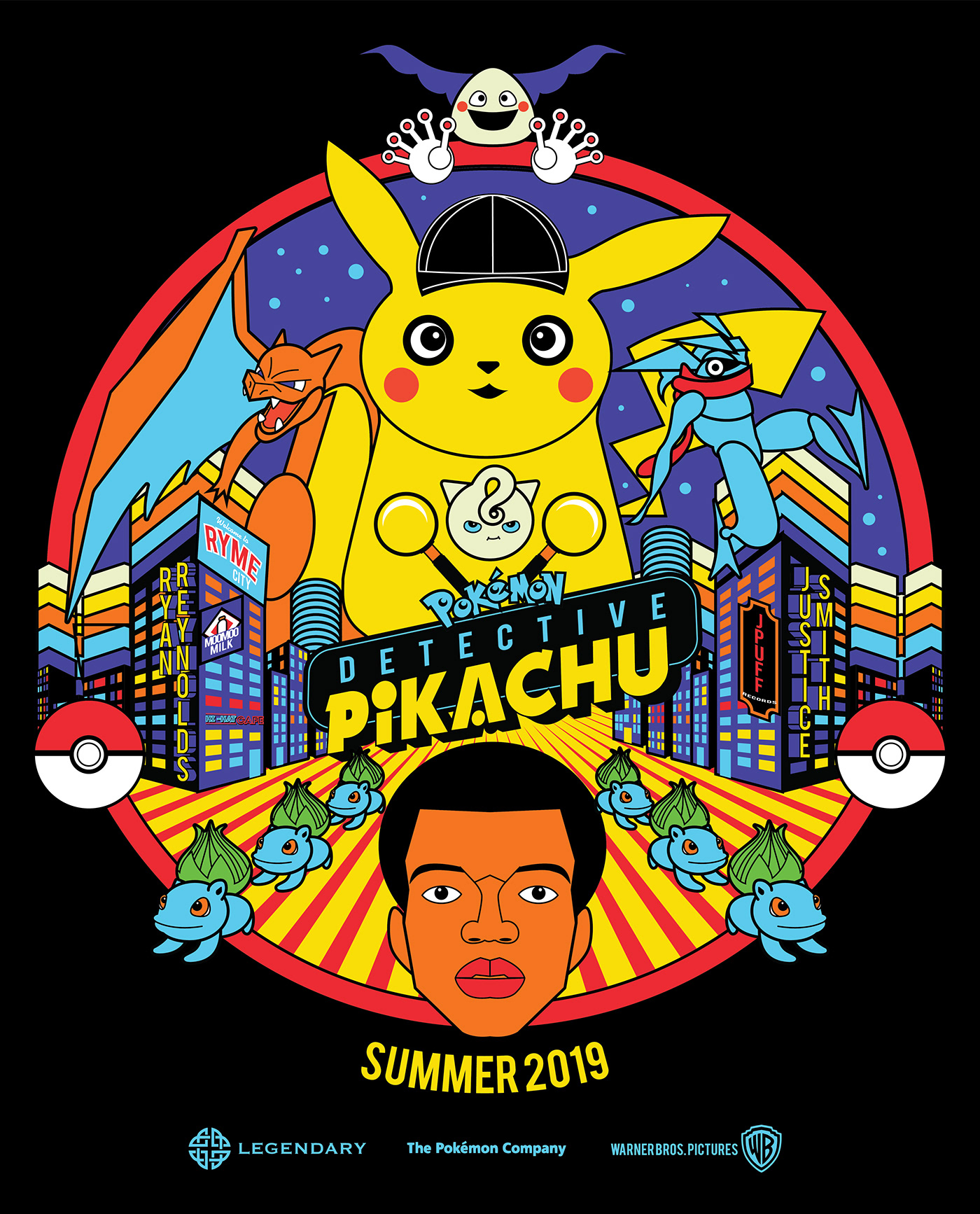 PokeMon Detective Pikachu Movie Minimalist Poster Wallpapers