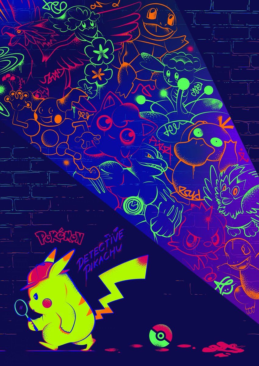 PokeMon Detective Pikachu Movie Minimalist Poster Wallpapers