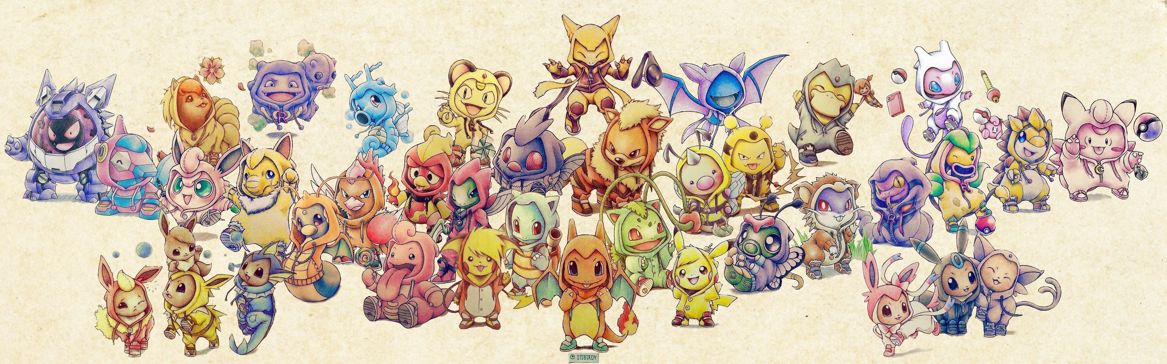 Pokemon Dual Monitor Wallpapers