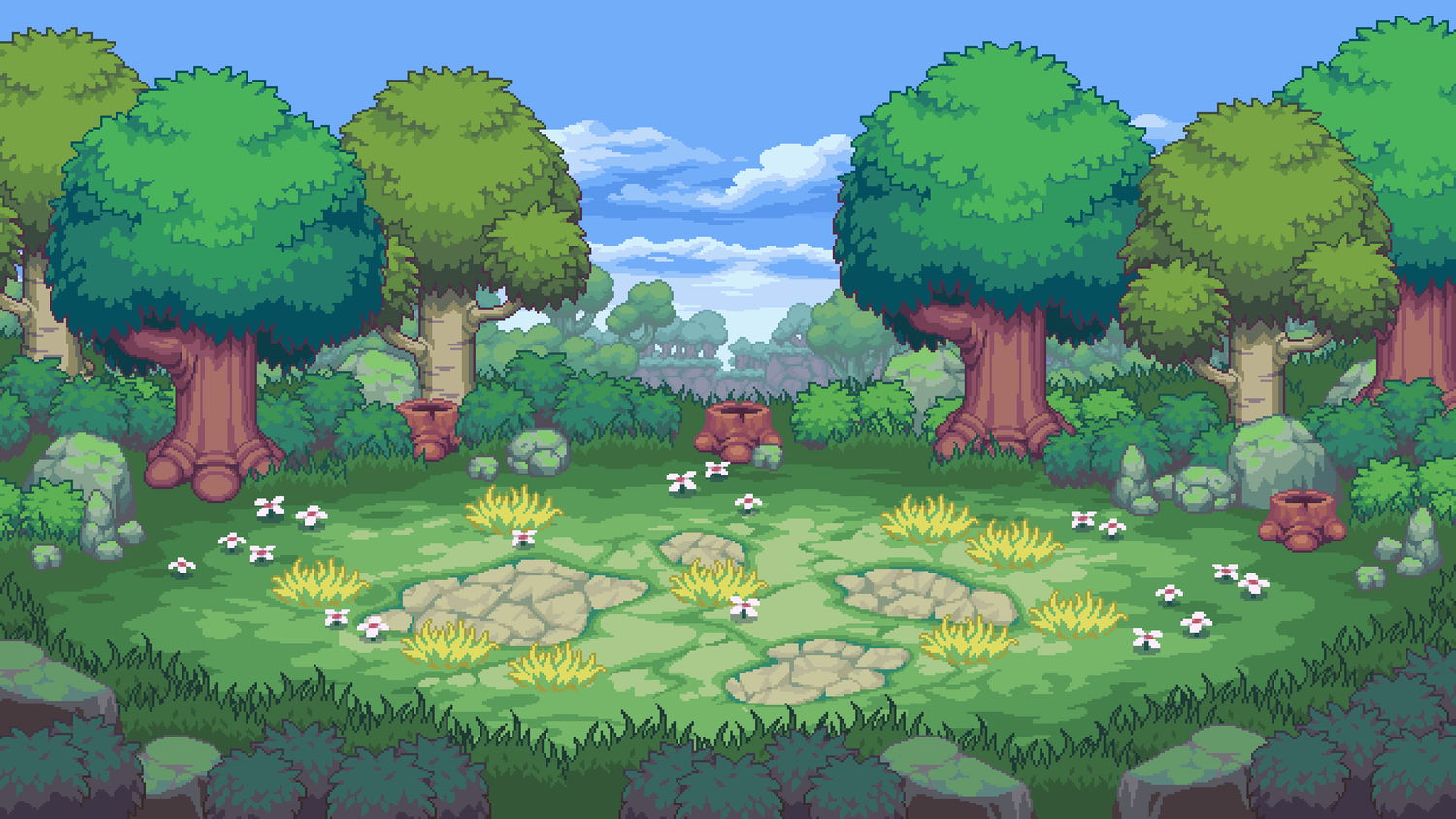 Pokemon Forest Background