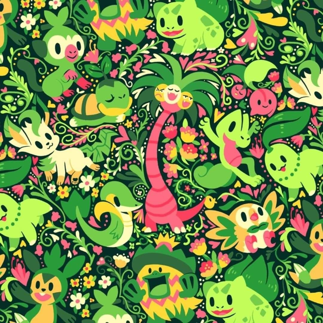 Pokemon Grass Background