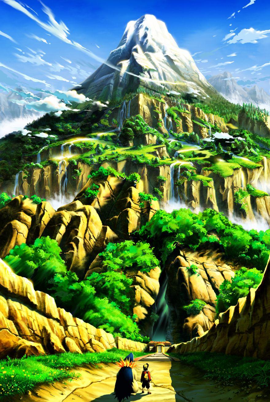 Pokemon Landscapes Wallpapers