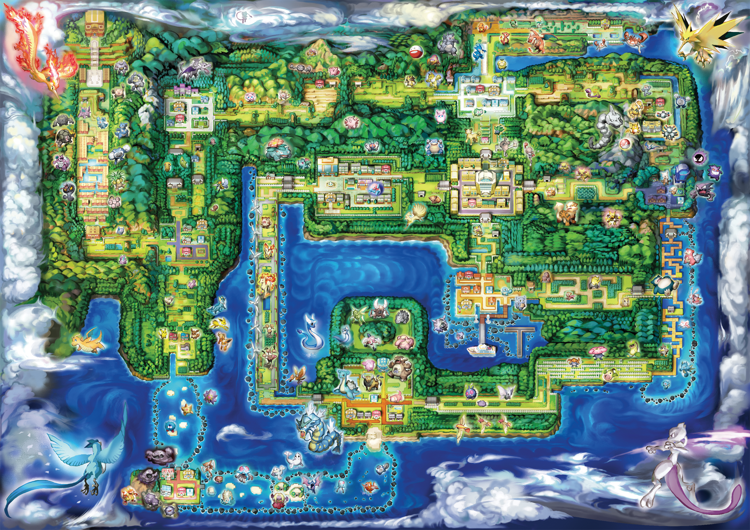 Pokemon Map Wallpapers