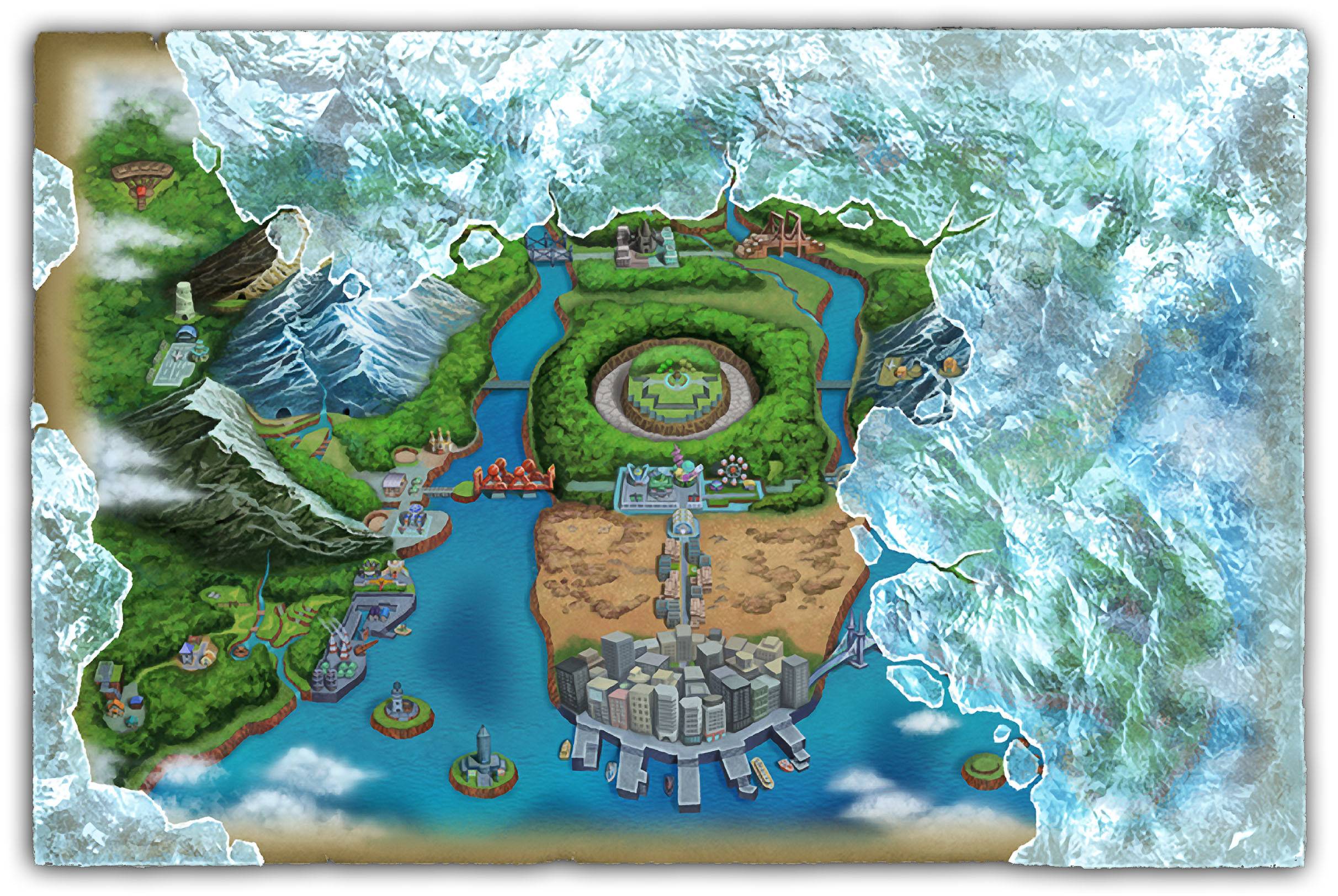 Pokemon Map Wallpapers