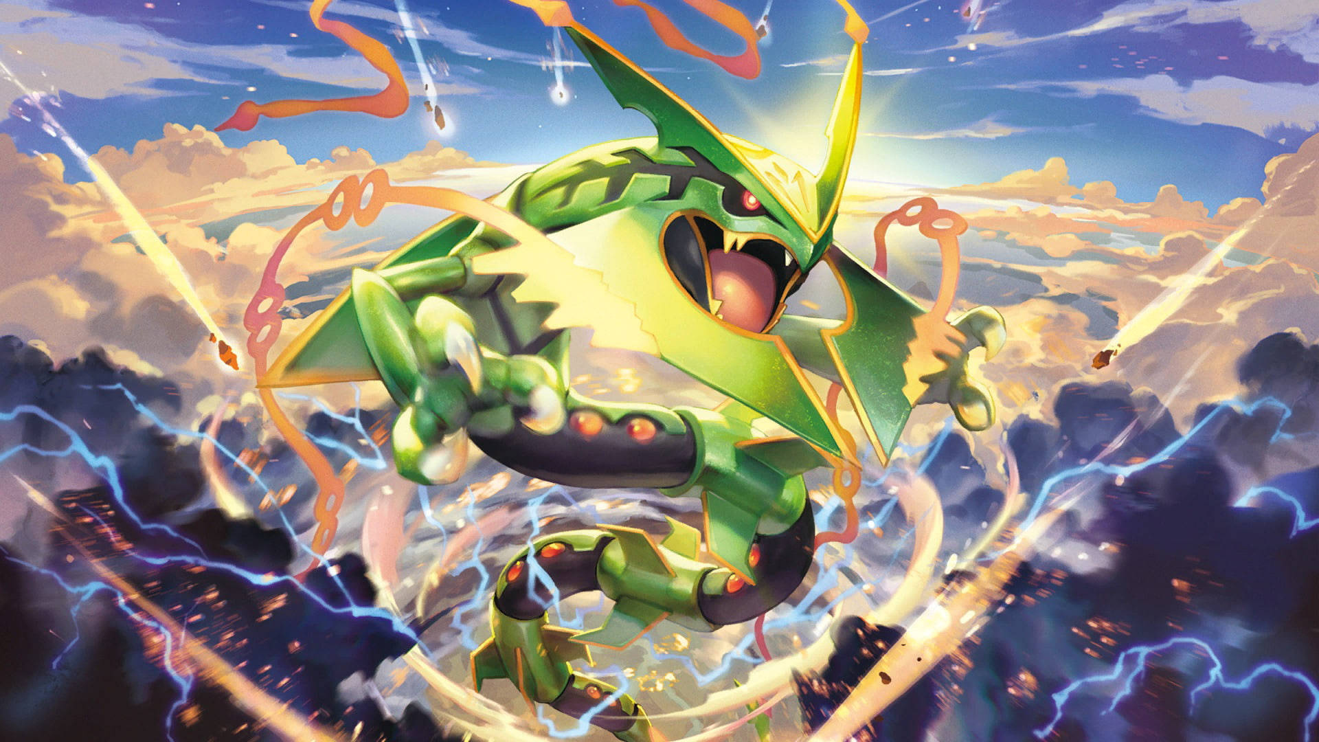 Pokemon Rayquaza Fanart Wallpapers