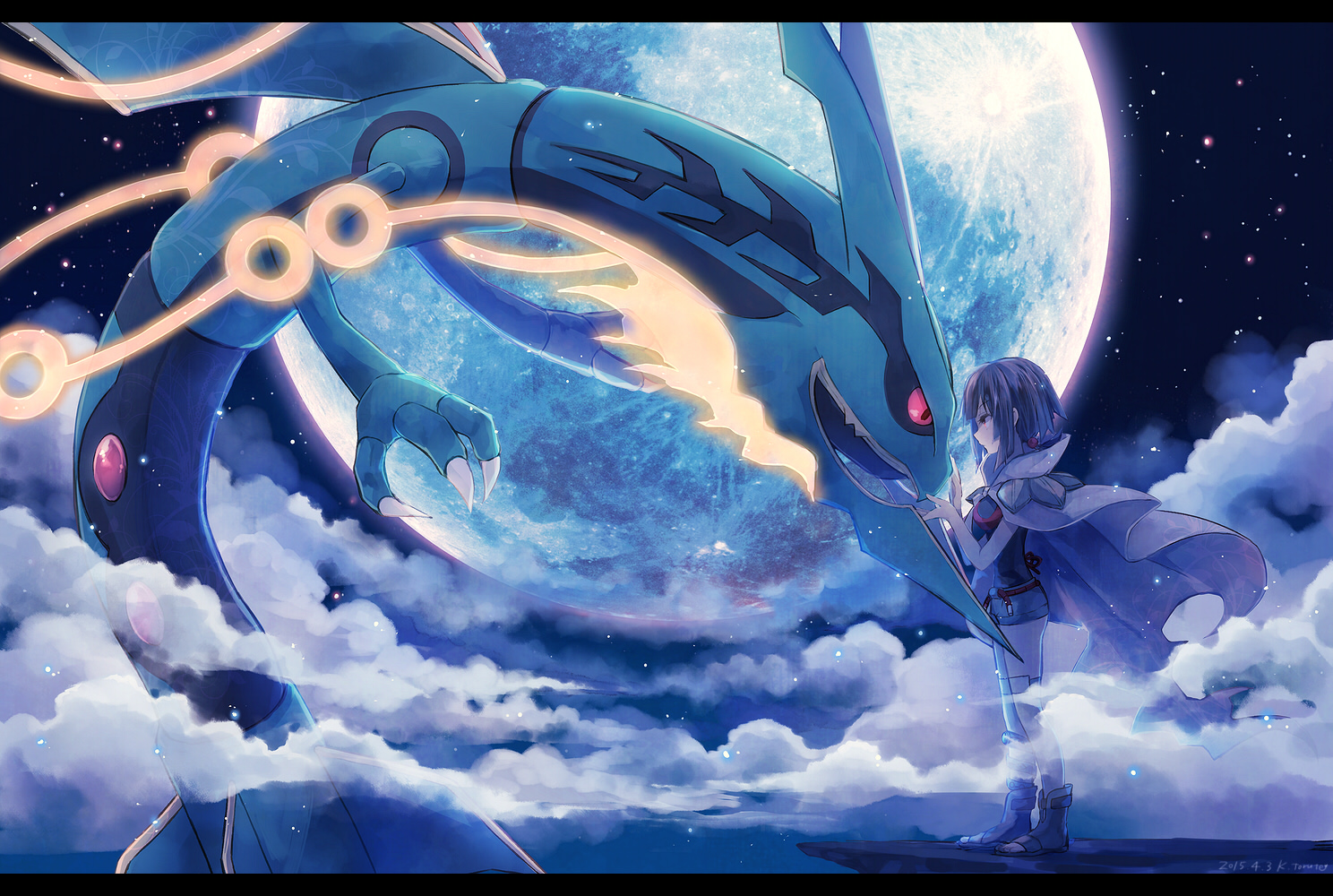 Pokemon Rayquaza Fanart Wallpapers