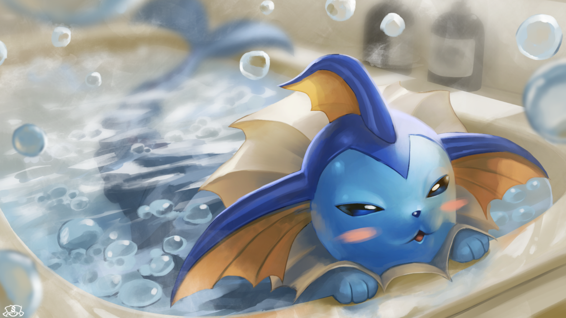 Pokemon Vaporeon Fanart Wallpapers