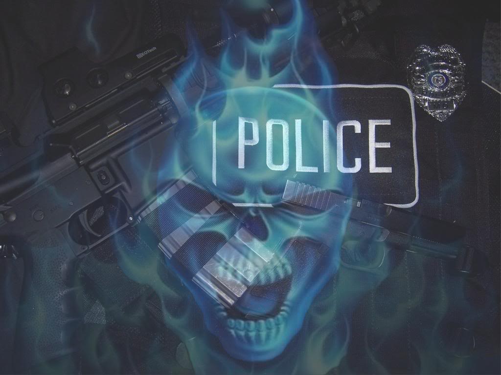 Police Phone Background