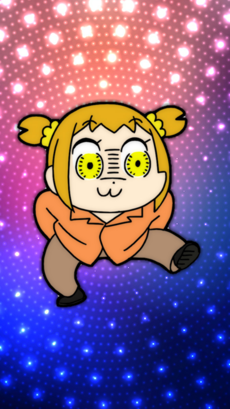 Popuko Chan Minimalist Wallpapers