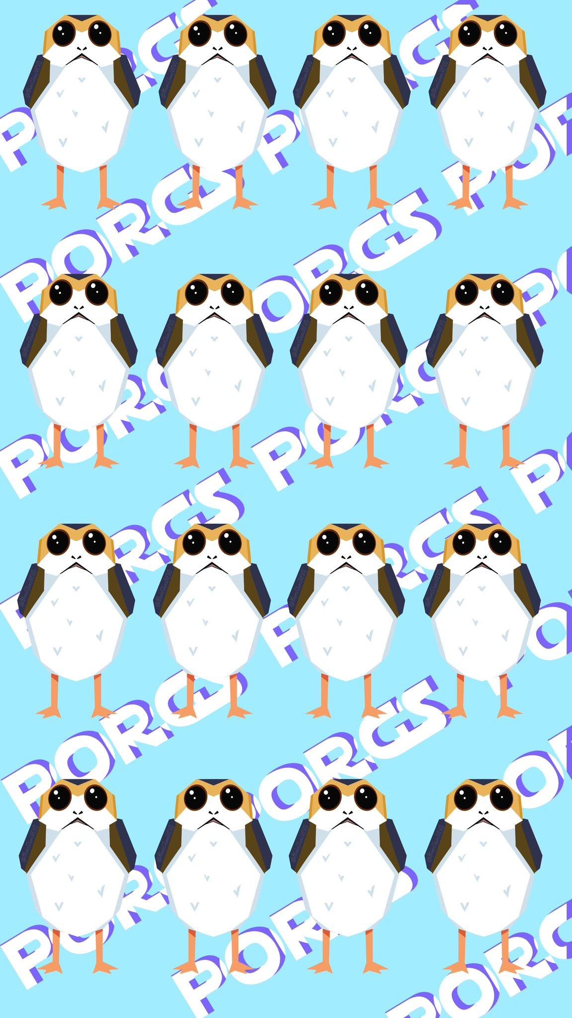 Porg Background