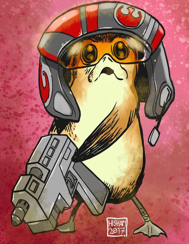 Porg Background