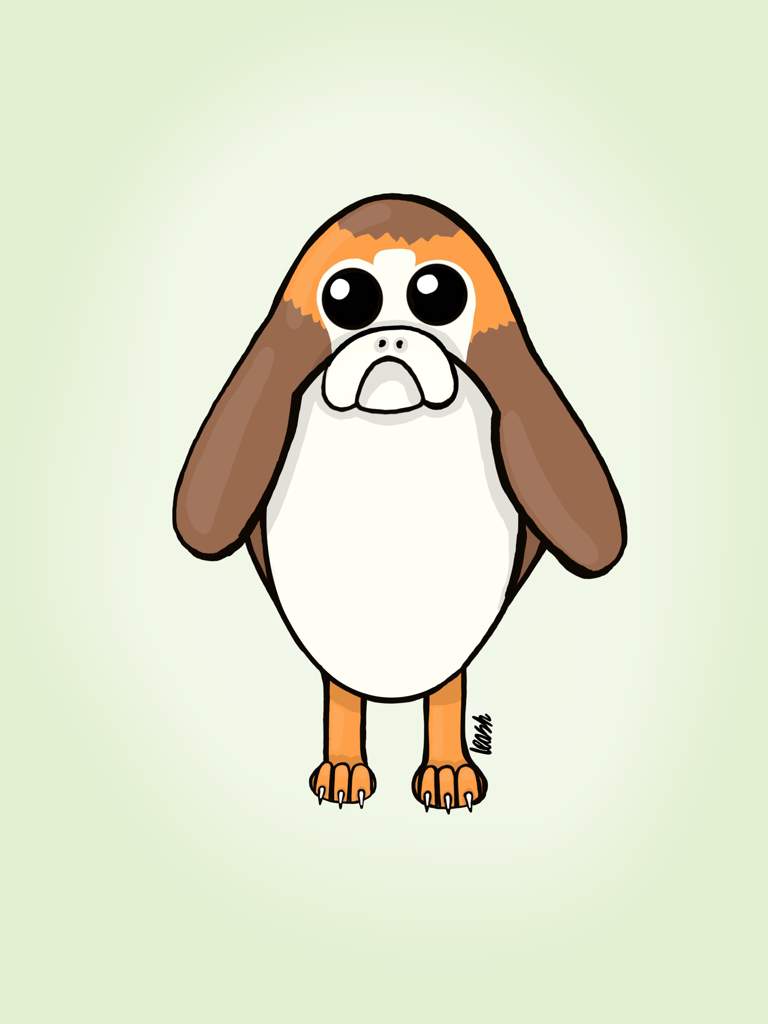 Porg Background