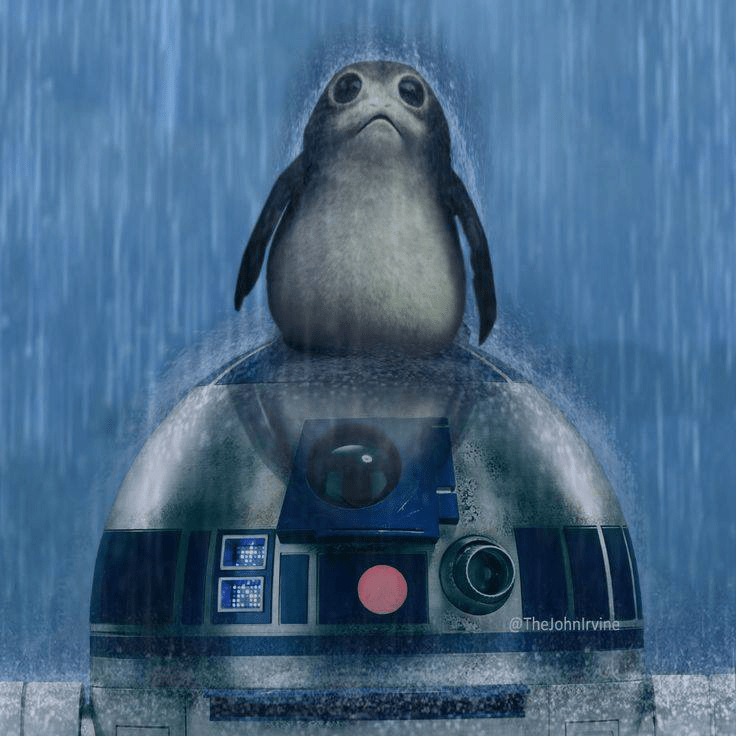 Porg Background