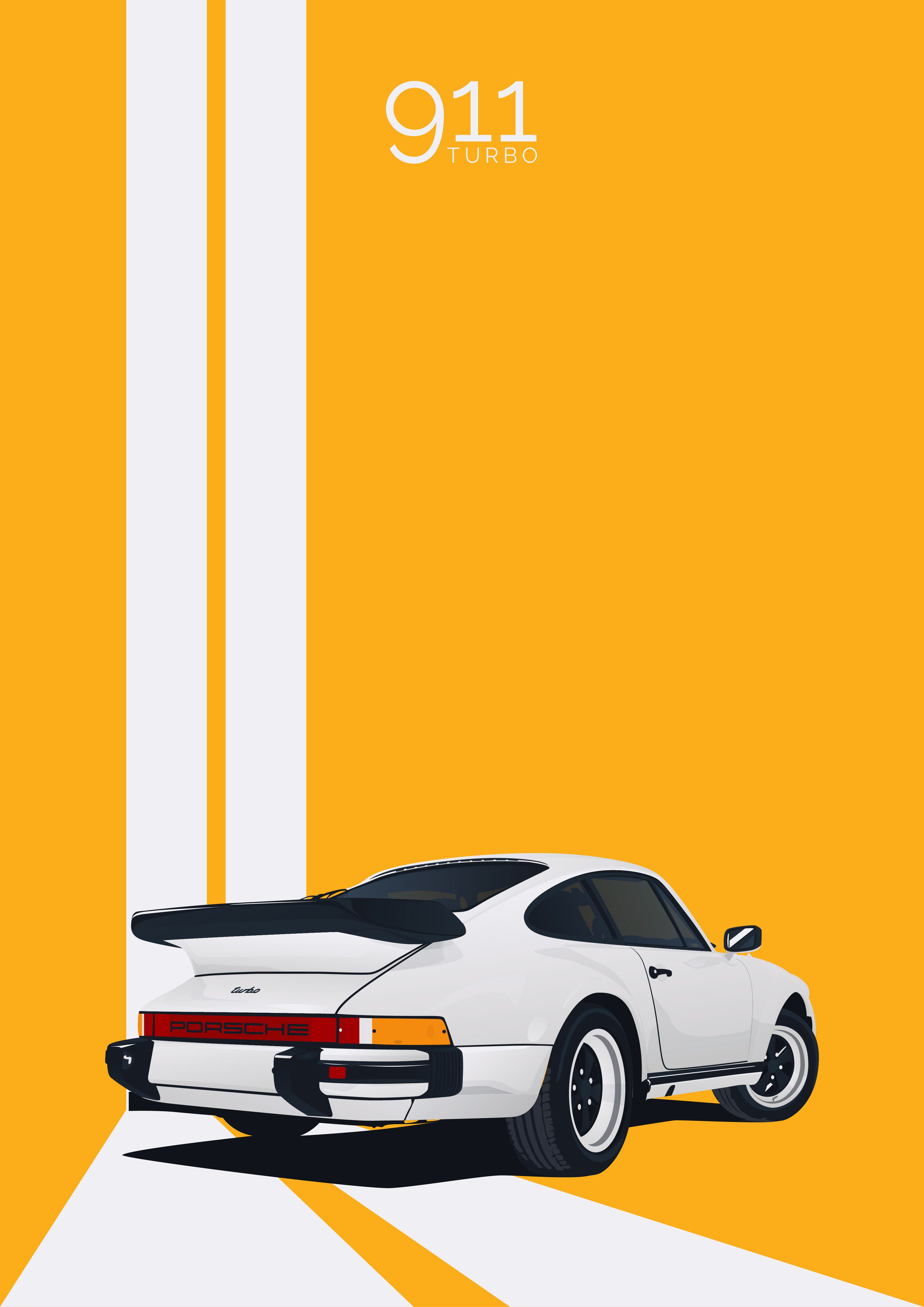 Porsche 911 Minimal Wallpapers