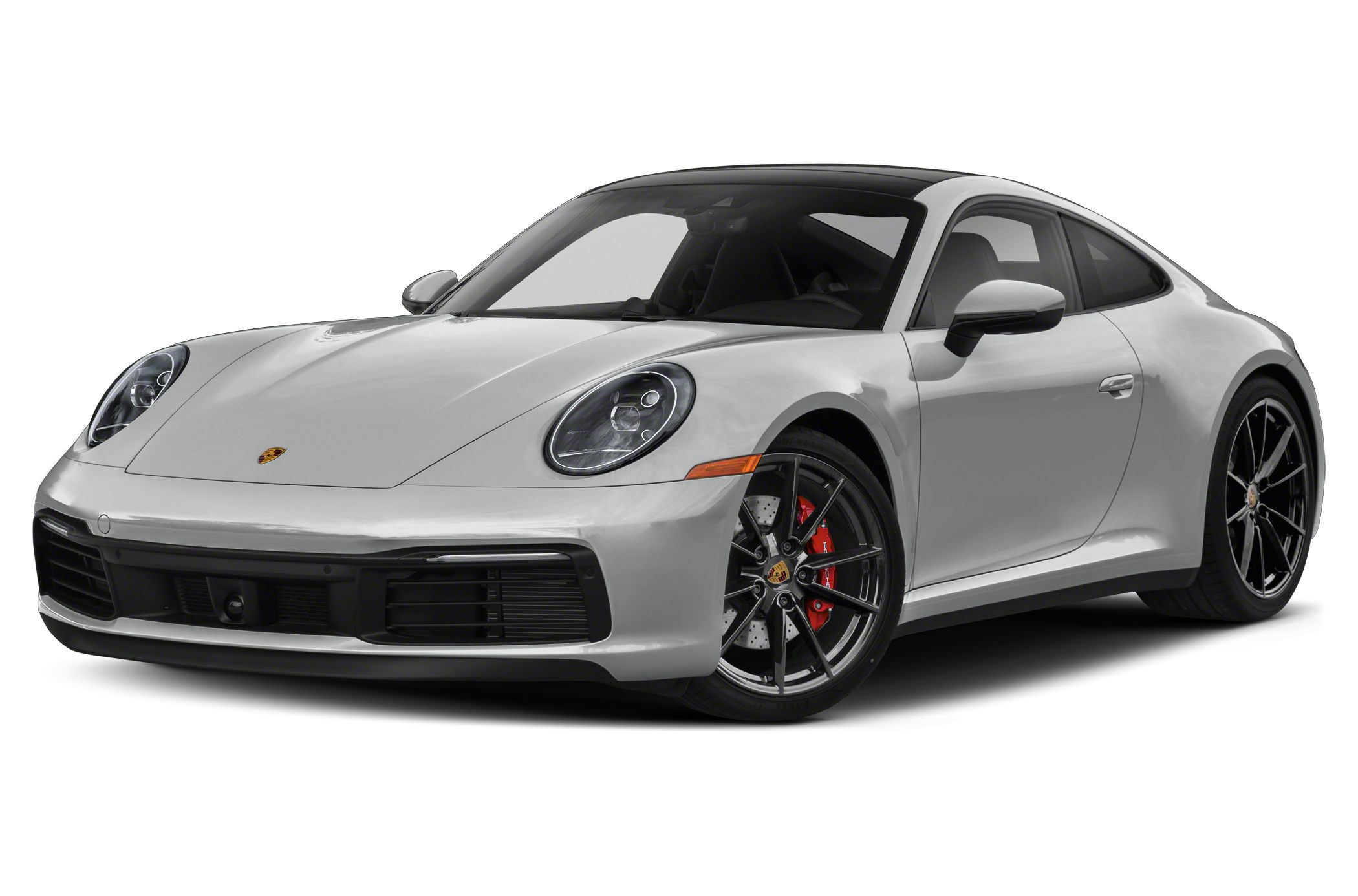 Porsche 911 Sport Cars In Red Orange Black Green Wallpapers