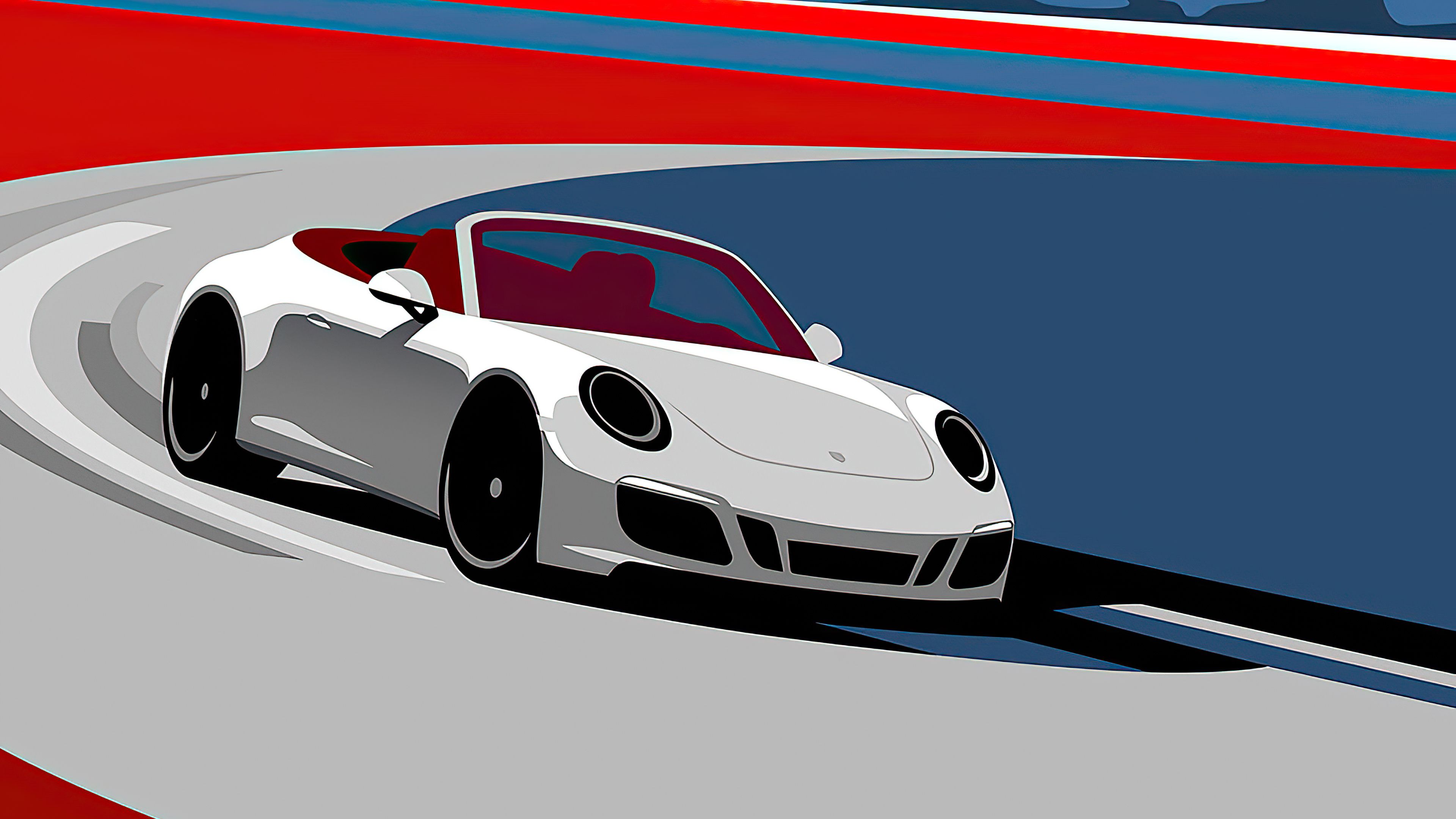 Porsche Minimal Wallpapers