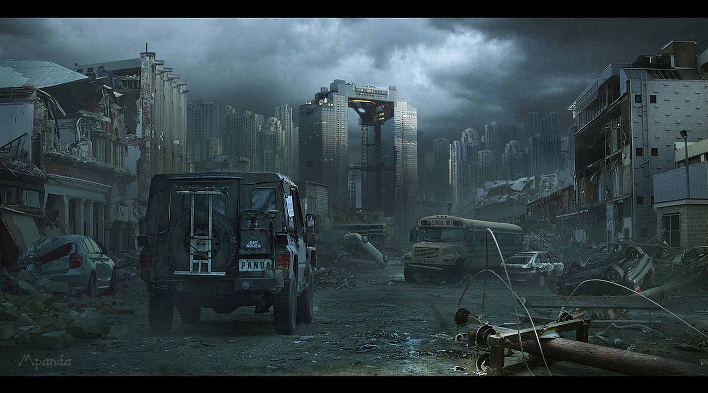 Post Apocalyptic City Zombies Wallpapers