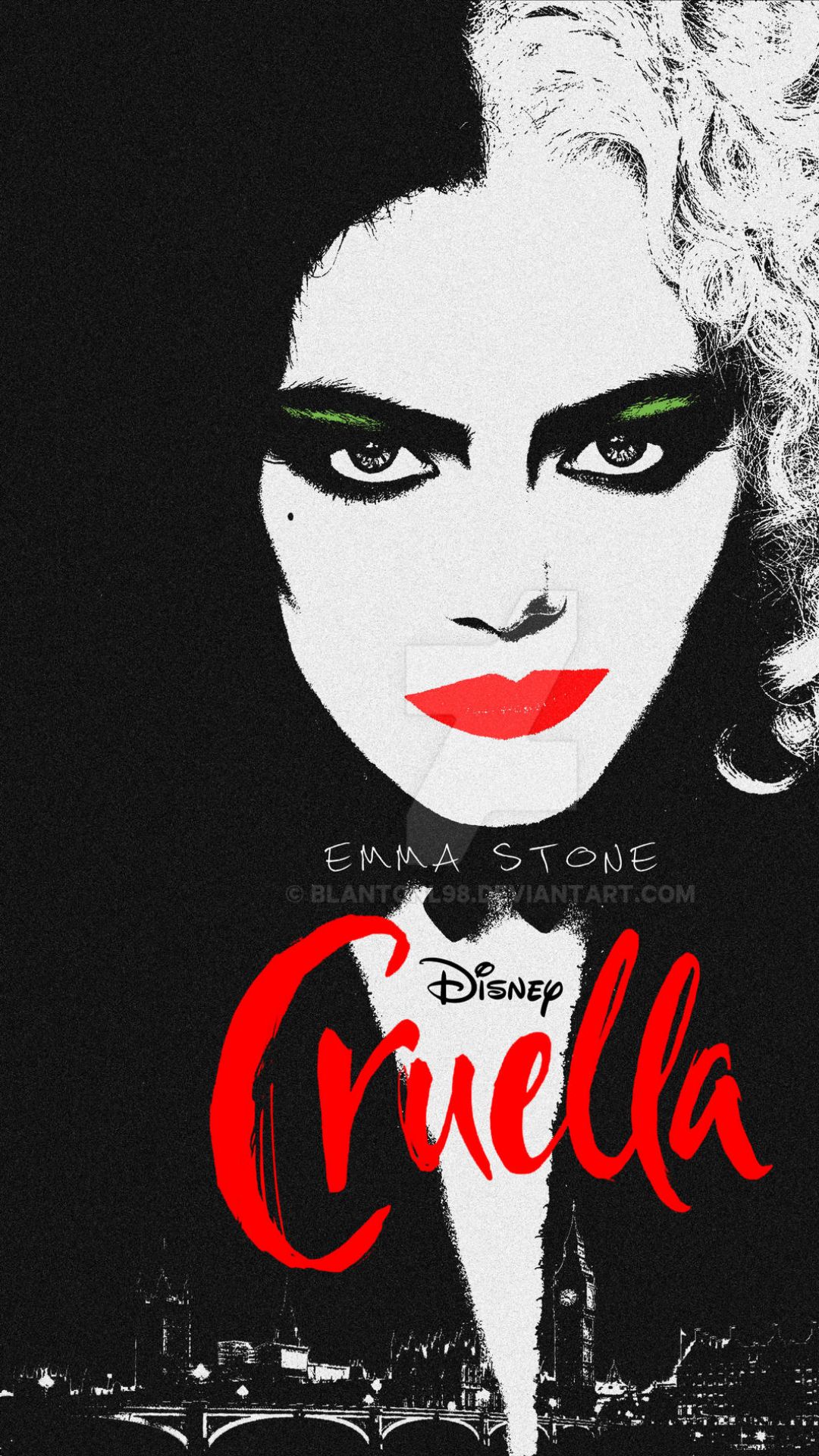 Poster Of Cruella 4K Movie Wallpapers