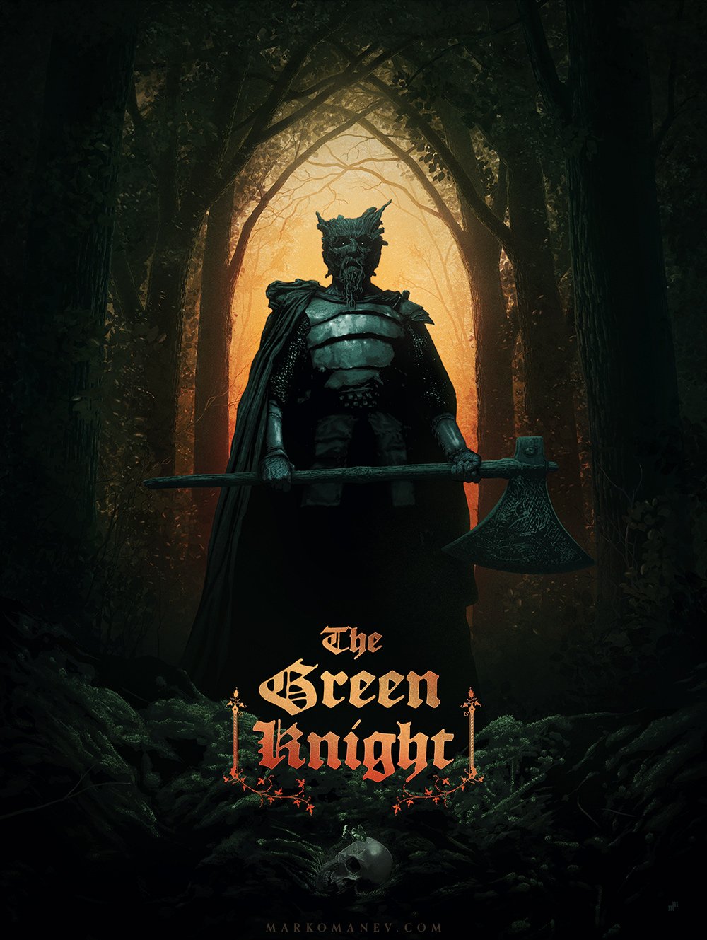 Poster Of The Green Knight Movie Wallpapers