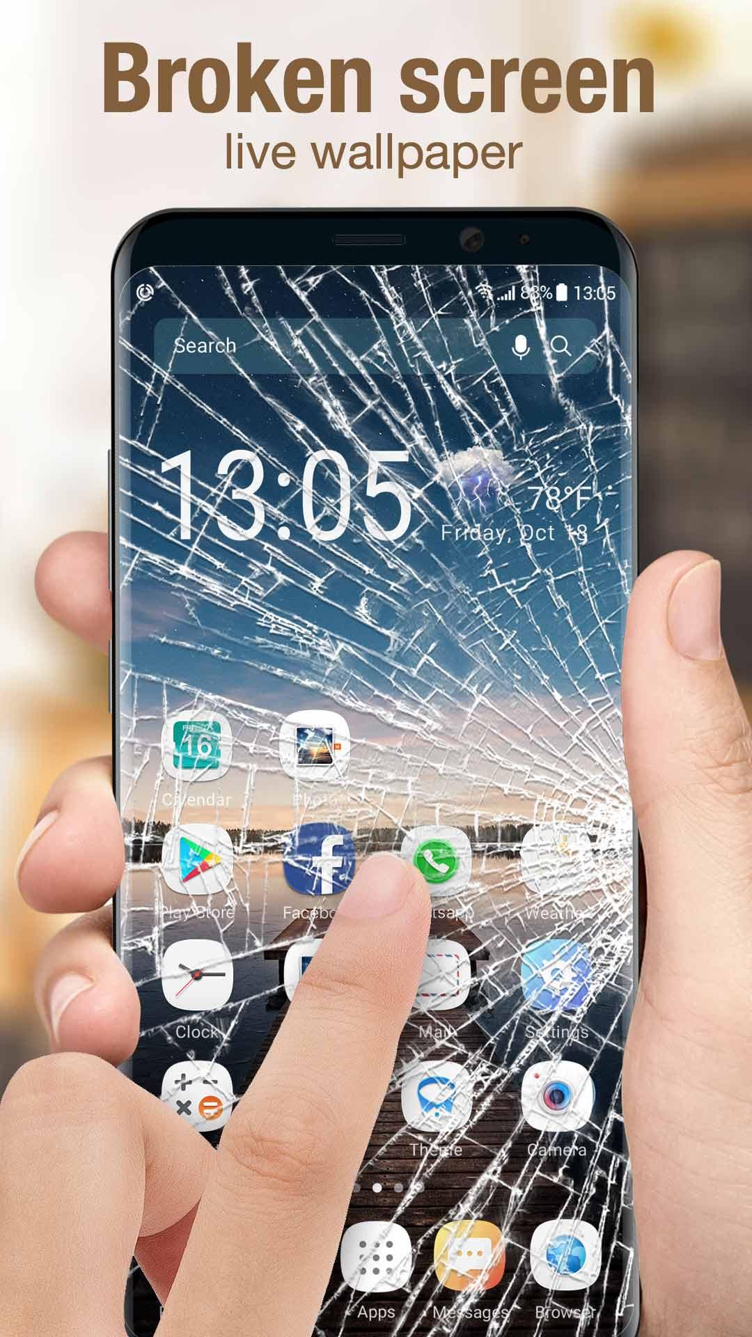 Prank Broken Screen Wallpapers