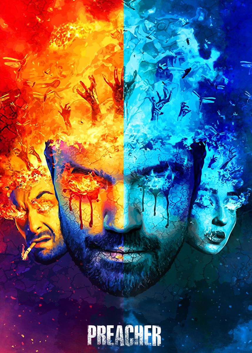 Preacher Tv Show Poster Wallpapers