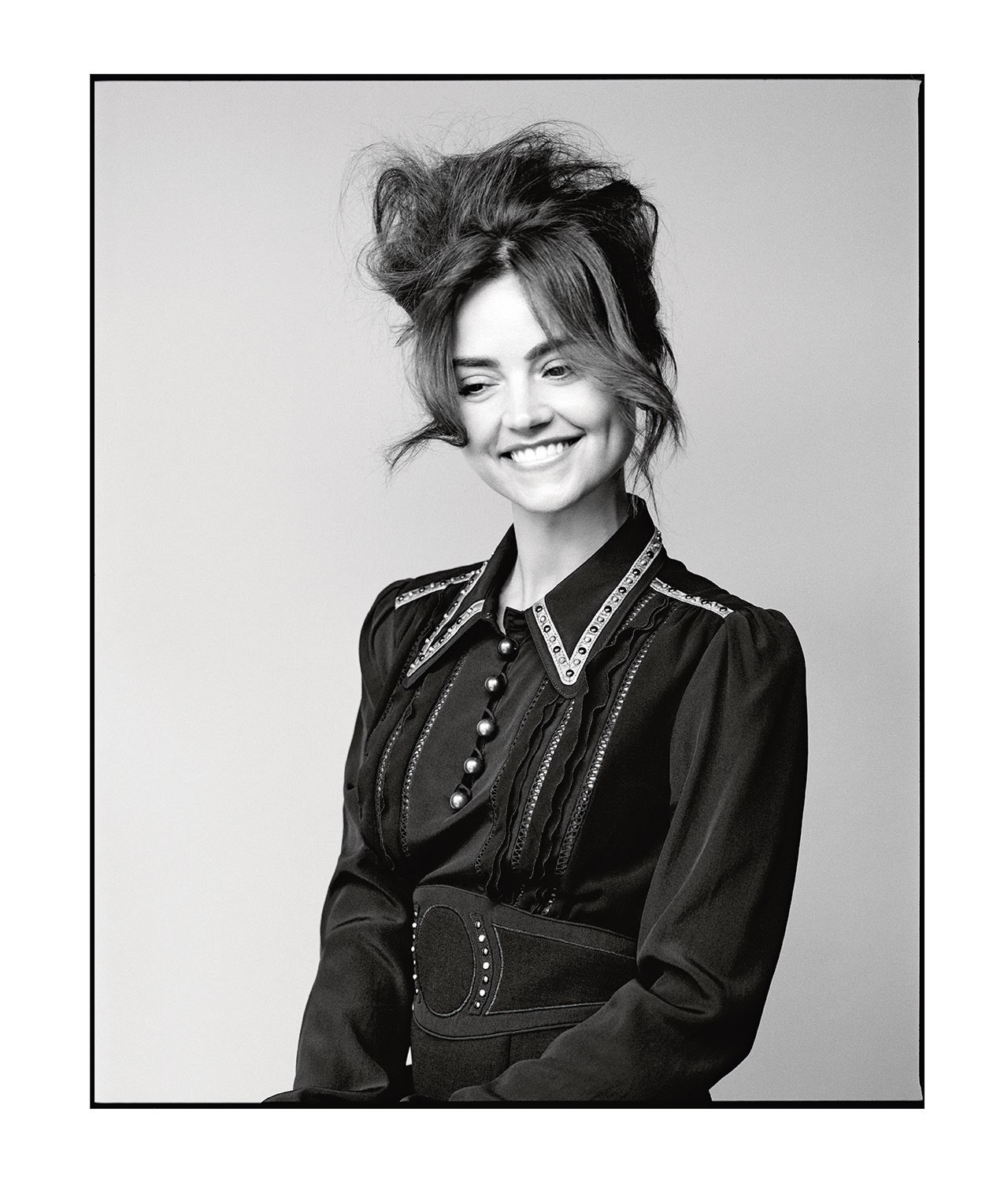 Pretty Jenna Coleman Smiling Wallpapers