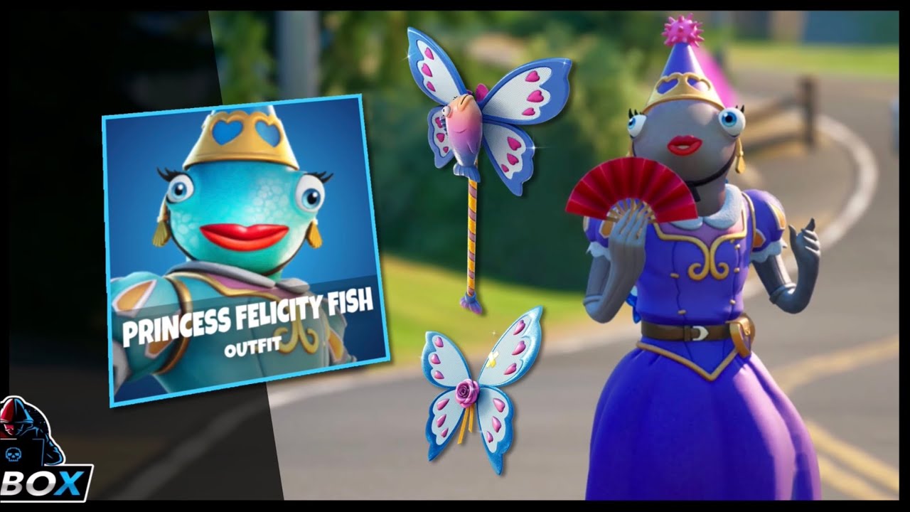 Princess Felicity Fish Fortnite Wallpapers