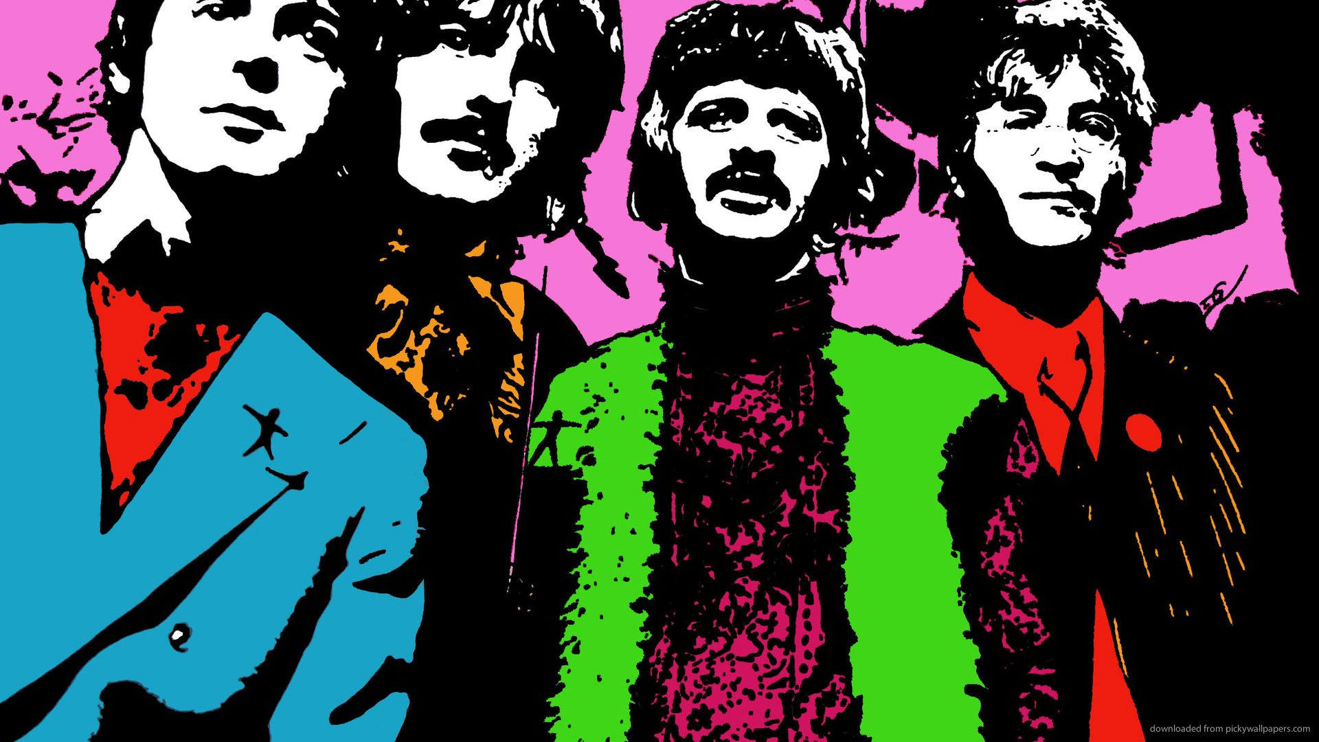 Psychedelic Beatles Wallpapers